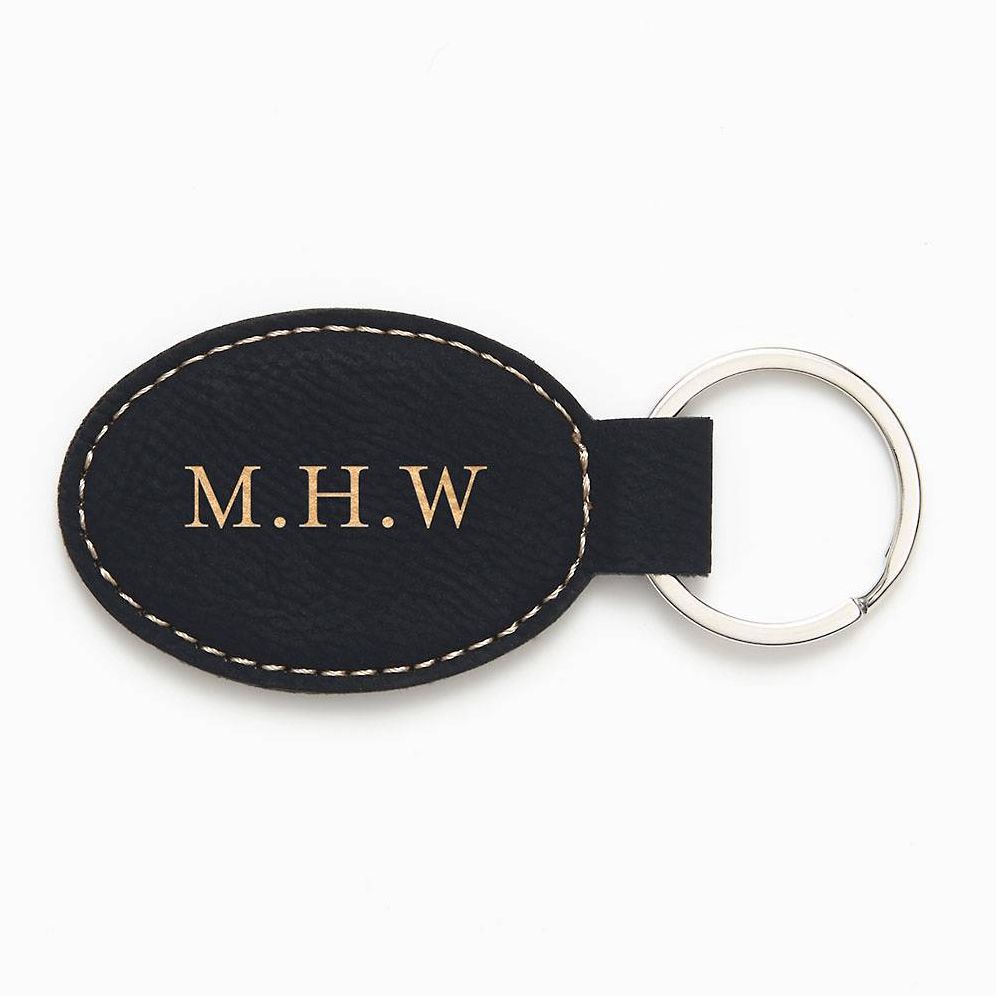 Monogram Bow Black Key Fob
