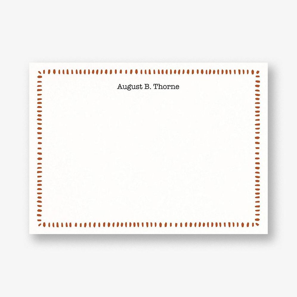 Earthen Dashes Stationery