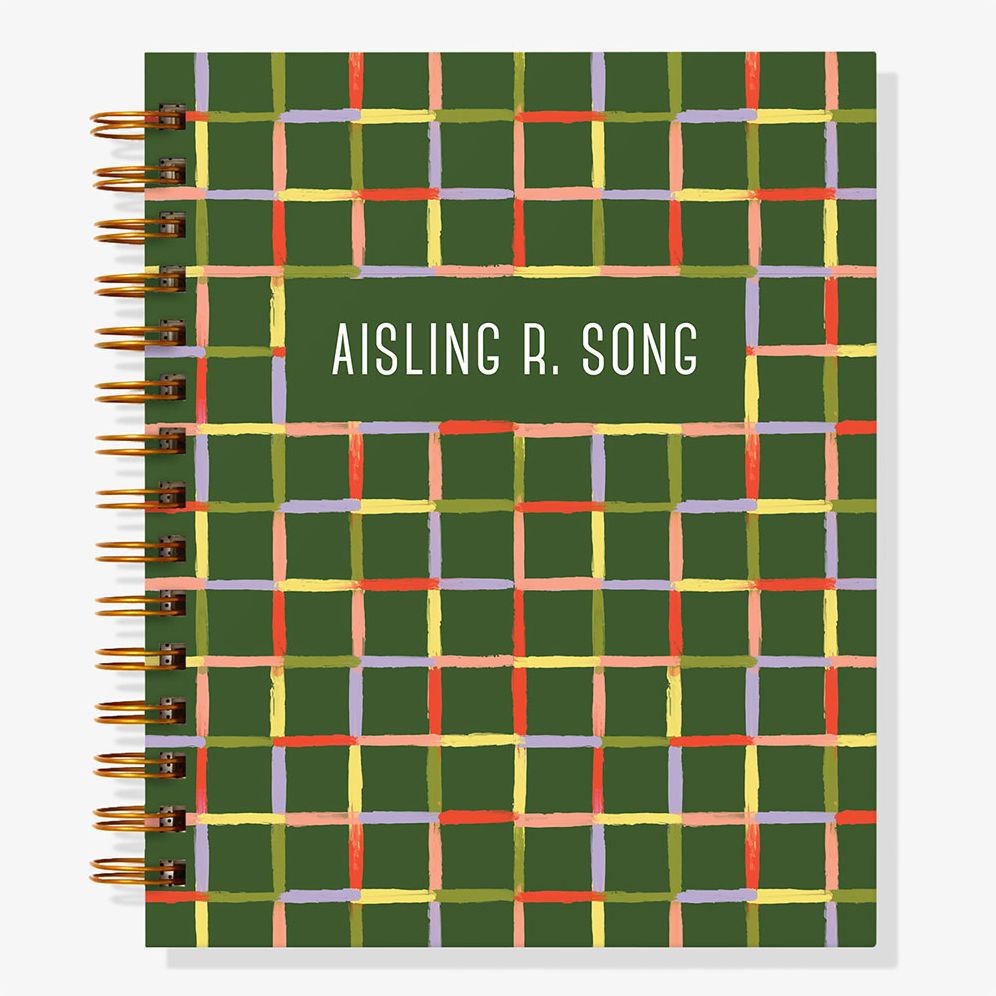 12-Month Bright Grid Custom Planner