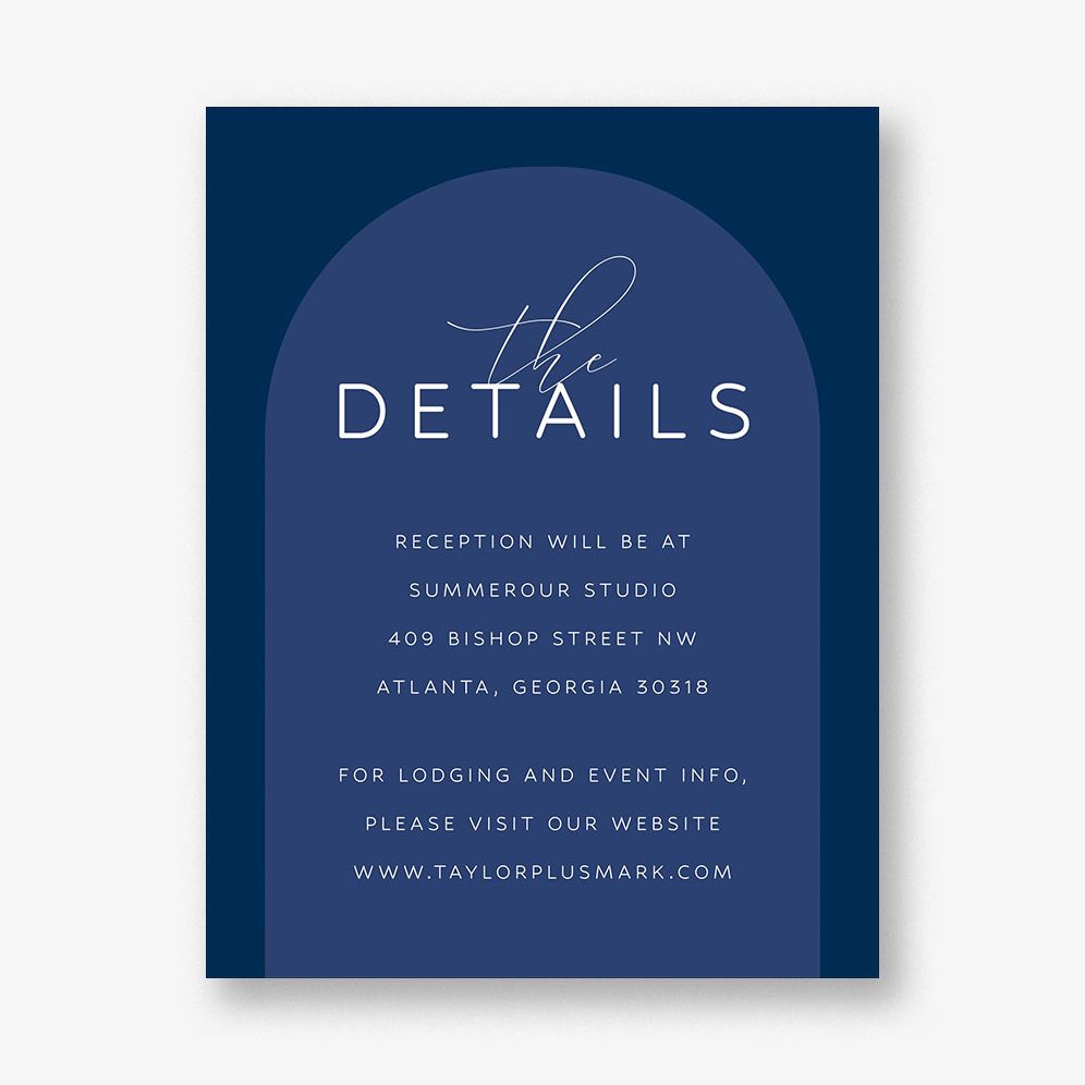 Colorful Arch Information Card