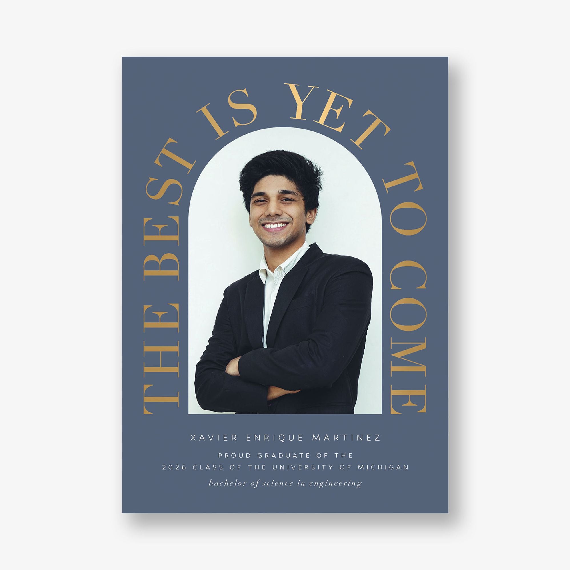 Grand Arch Foil Photo Graduation Announcement | Paper Source Grand Arch Foil Photo Graduation Announcement | Paper Source