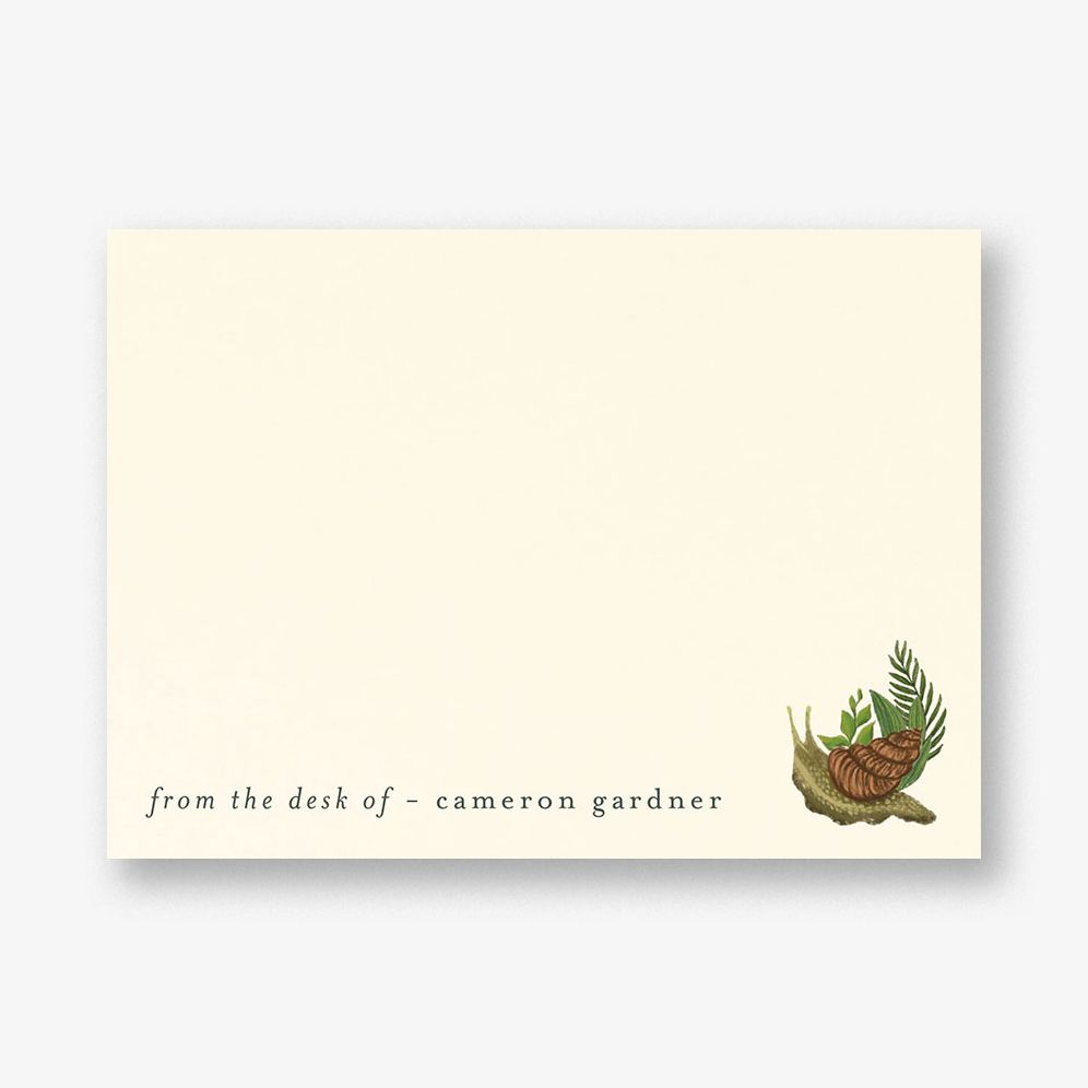 Garden Snail Stationery