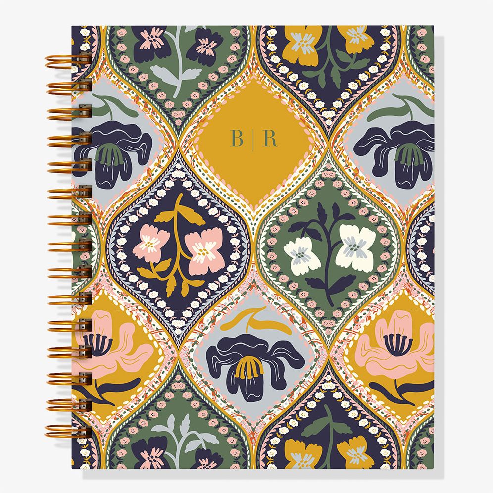 12-Month Paisley Diamonds Custom Planner