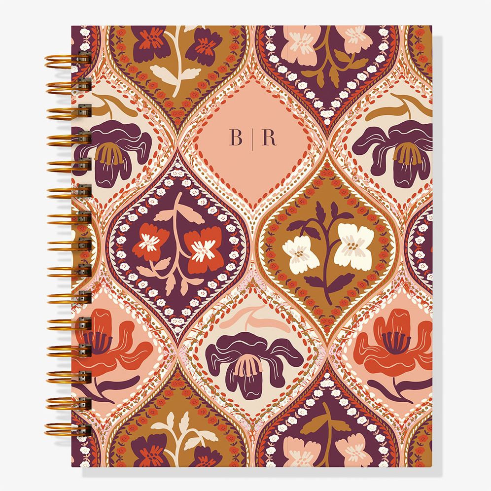 12-Month Paisley Diamonds Custom Planner