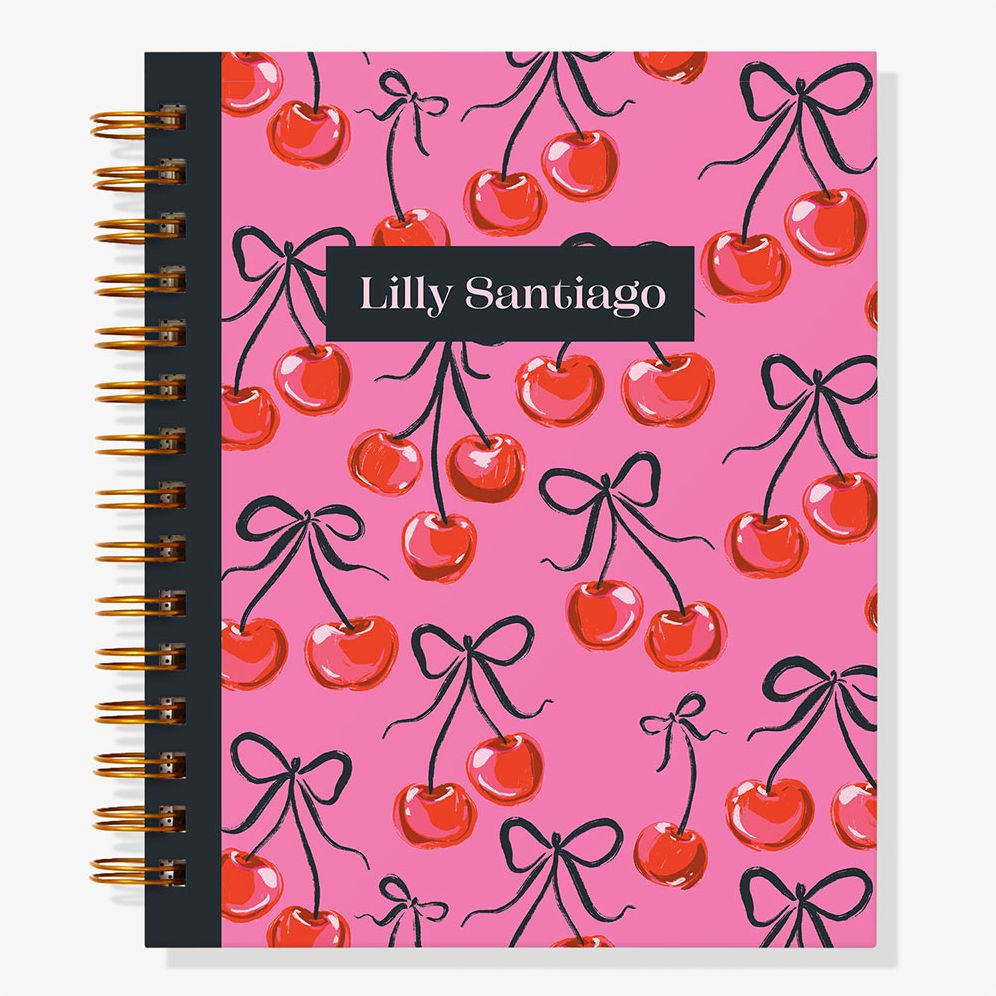 12-Month Cherries Custom Planner