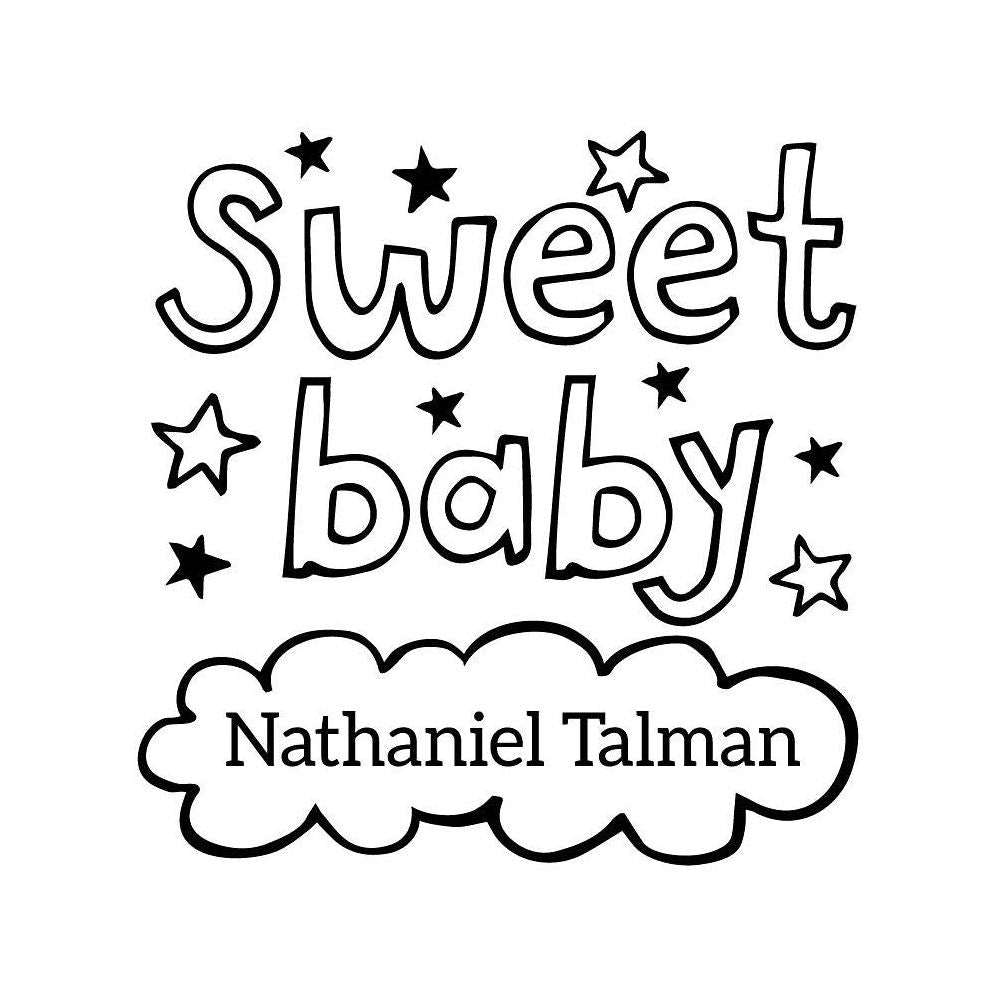 Sweet Baby Sky Custom Stamp