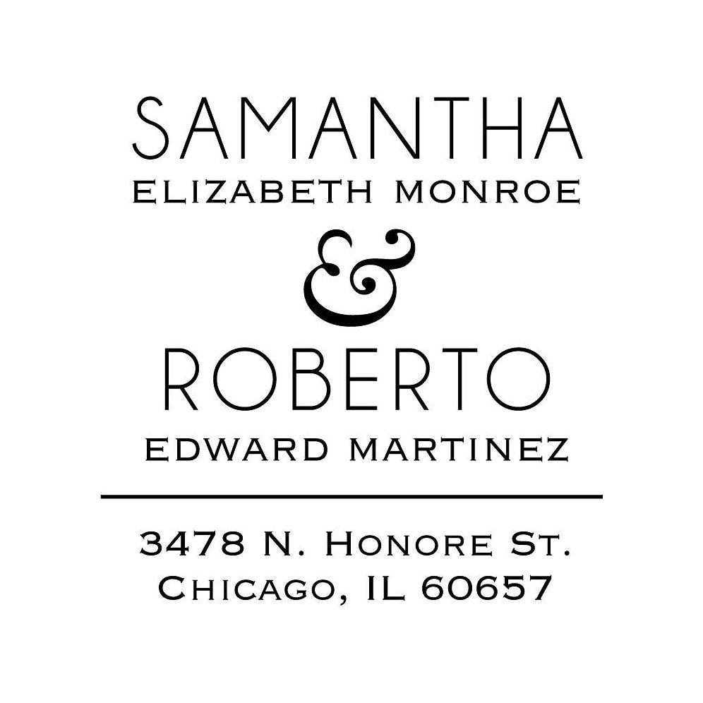 Modern Ampersand Custom Stamp and Stamp Tool