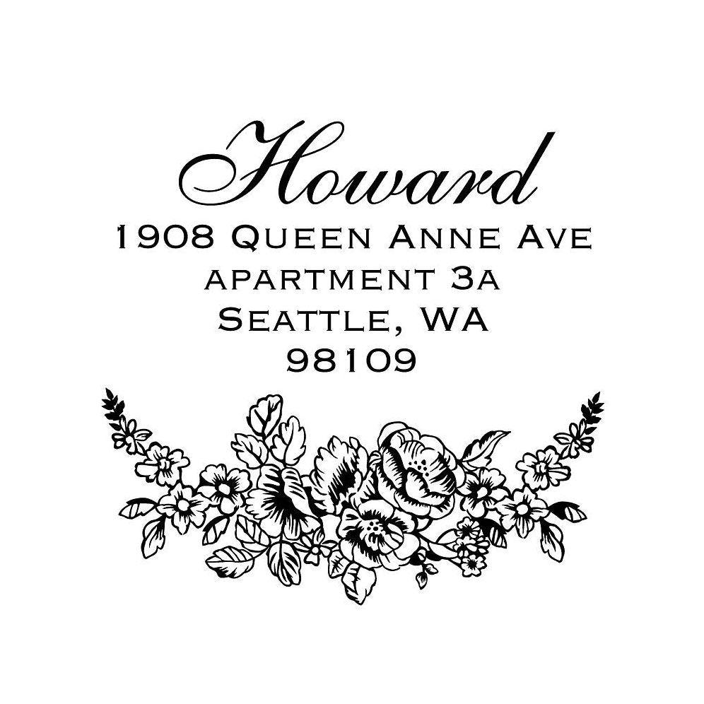 Laurel Frame Custom Stamp and Stamp Tool
