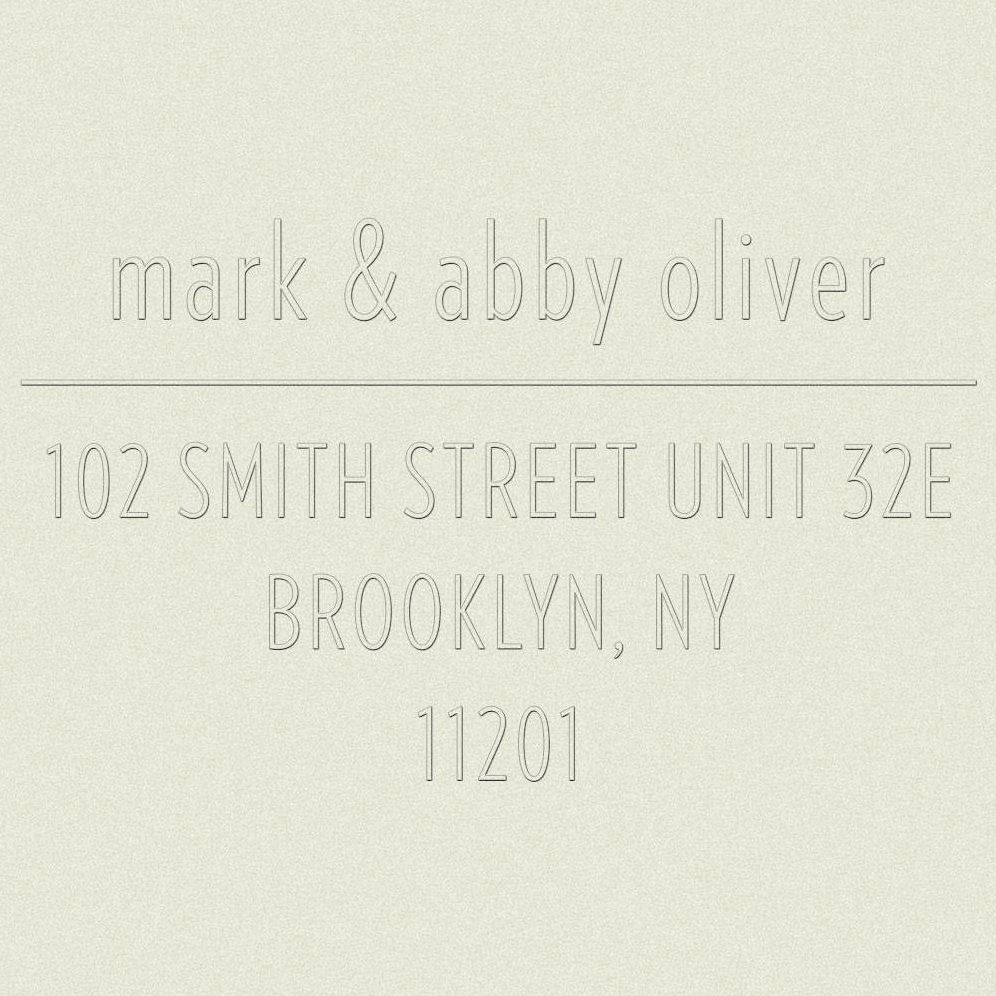 Lowercase with Ampersand Custom Embosser Plate