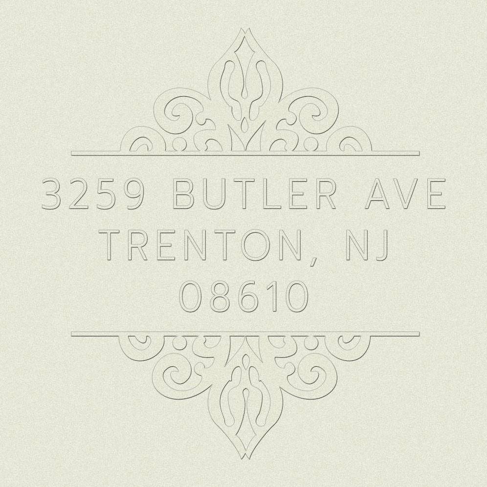 Ornate Custom Embosser Plate