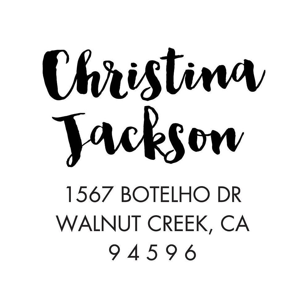 Brush Script Custom Stamp and Stamp Tool