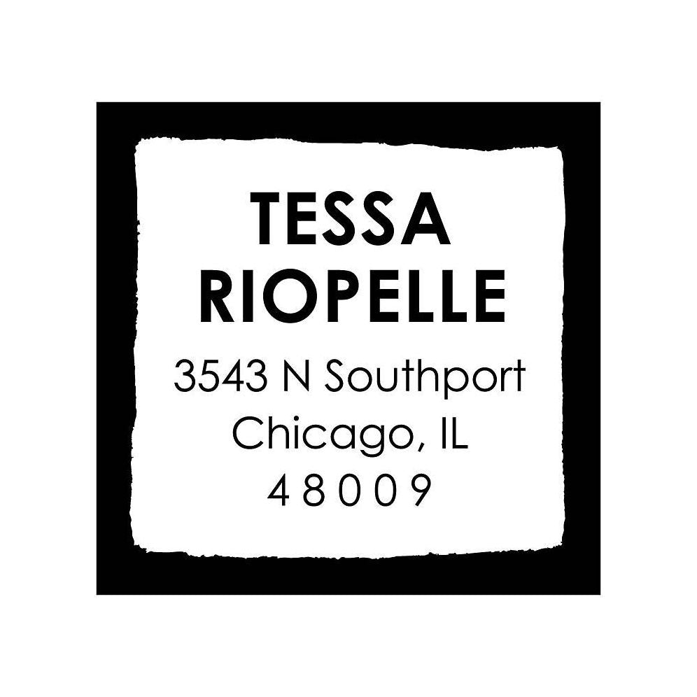 Paint Border Custom Stamp