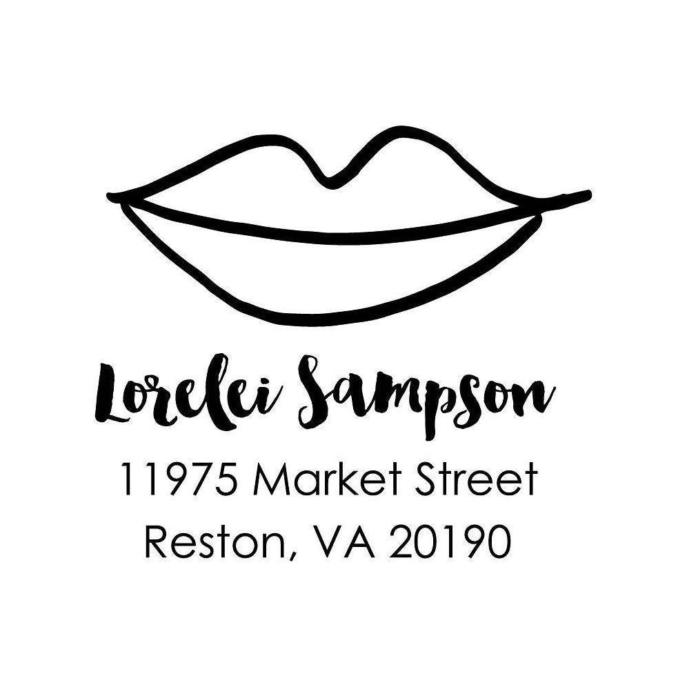 Lips Custom Stamp and Stamp Tool