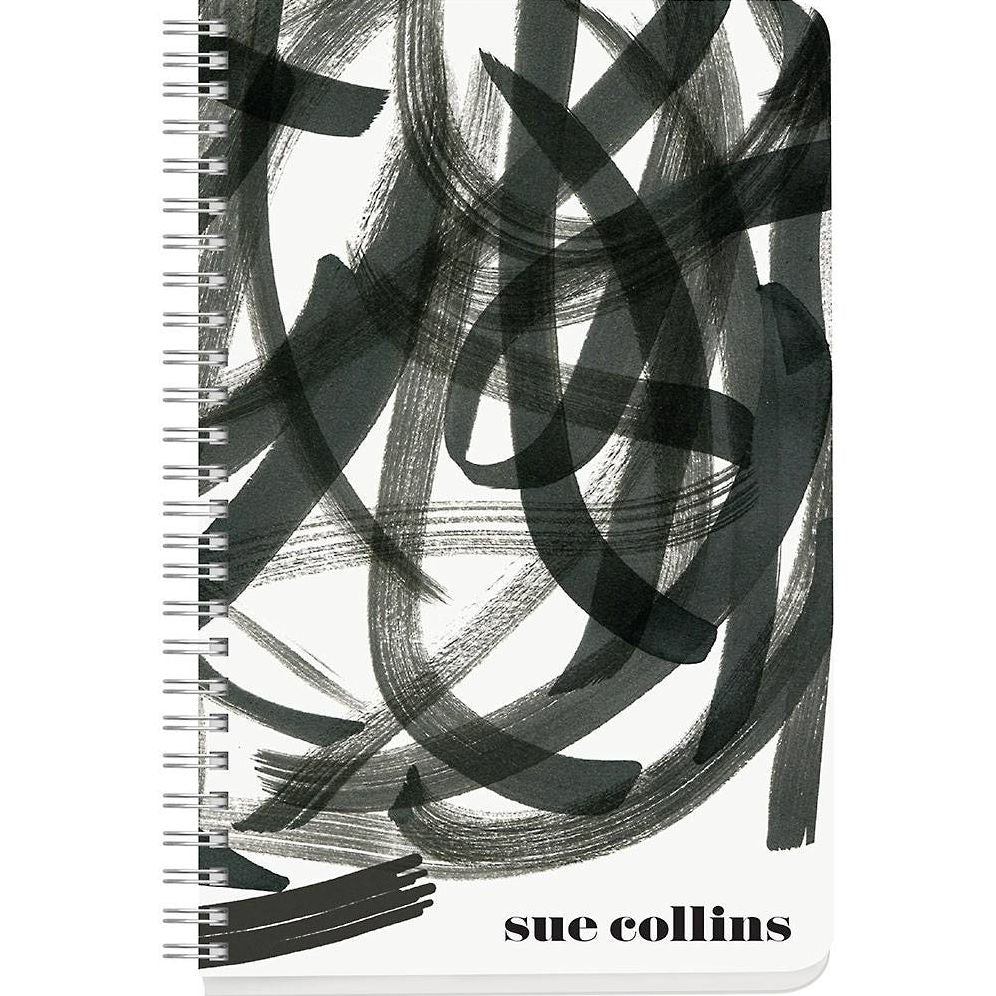 Black Brush Custom Journal