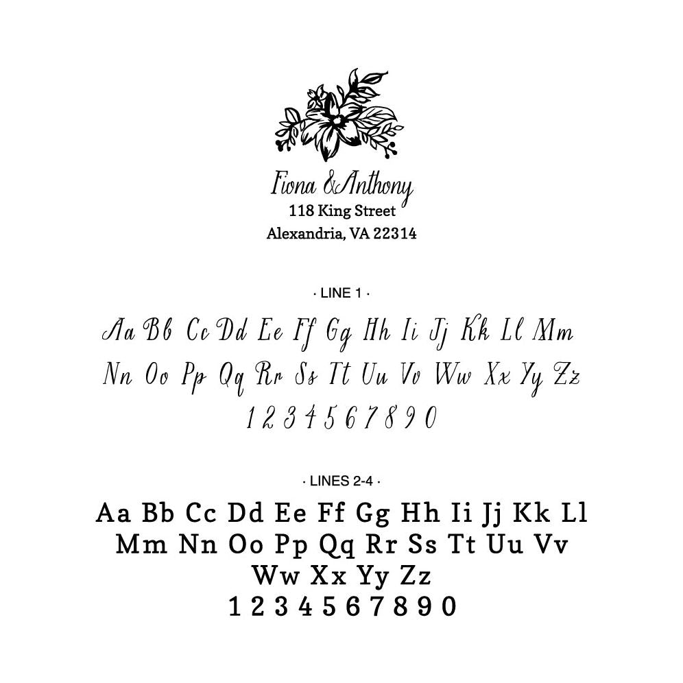 Golden Blooms Custom Stamp and Stamp Tool