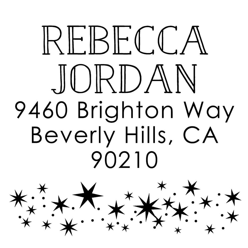 Starry Night Custom Stamp and Stamp Tool