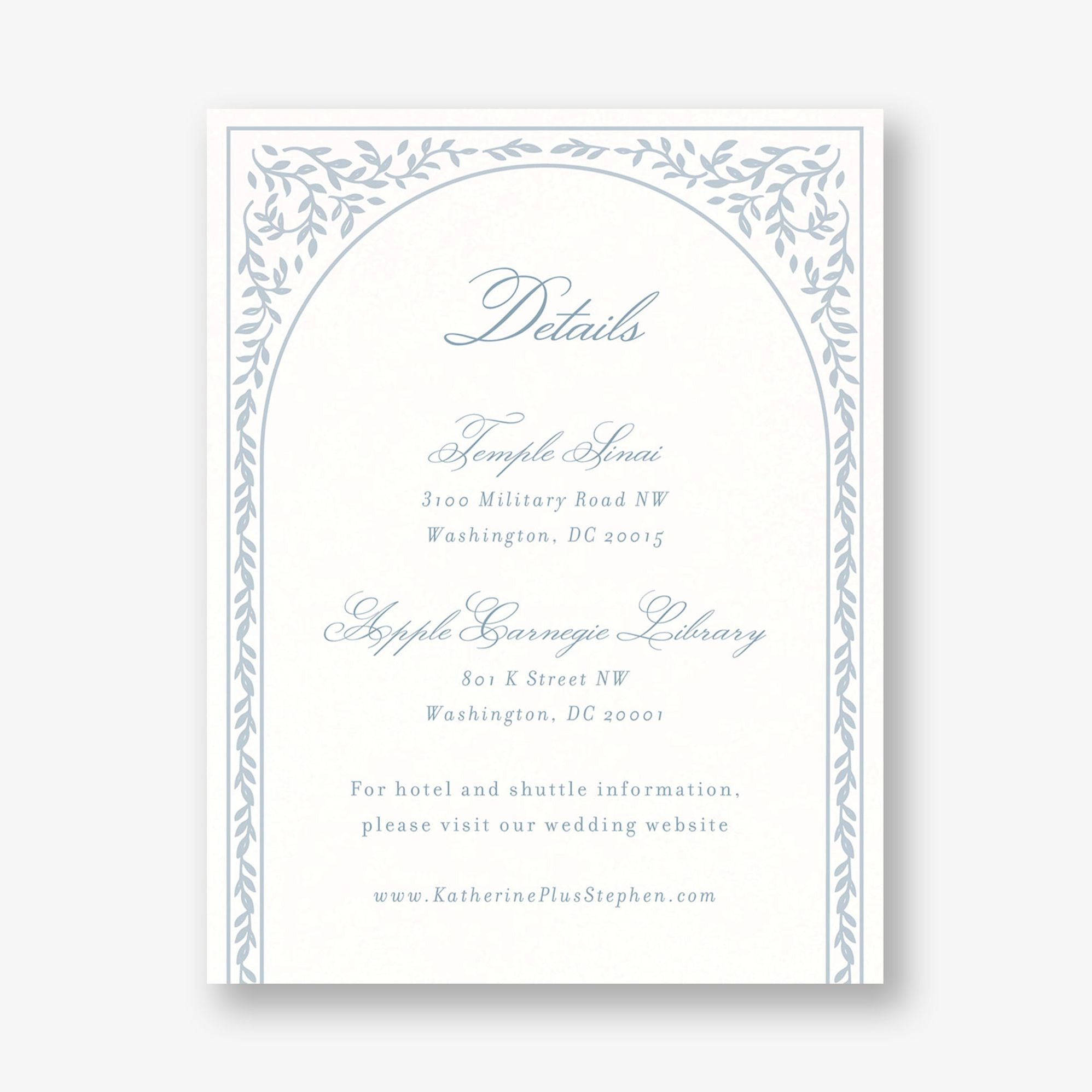 Trellis Vines Information Card