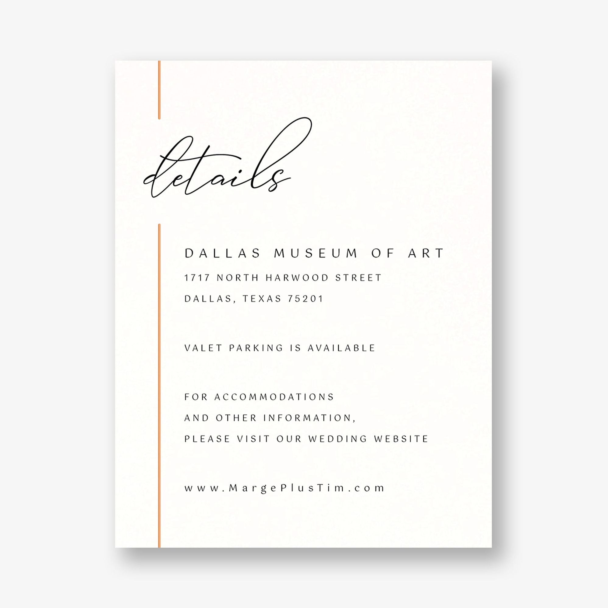 Contemporary Borderline Foil Details Card
