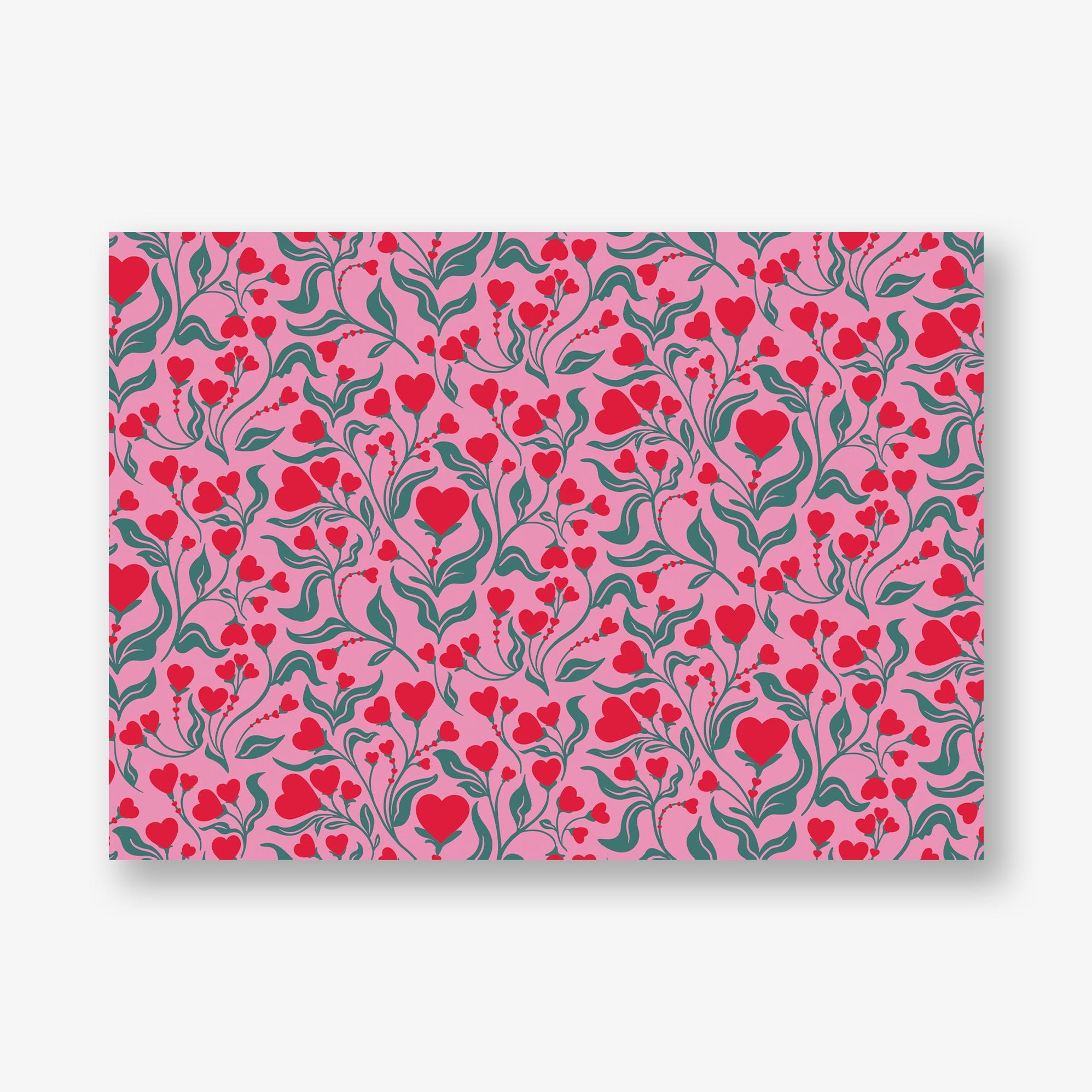Heart Blooms Stationery