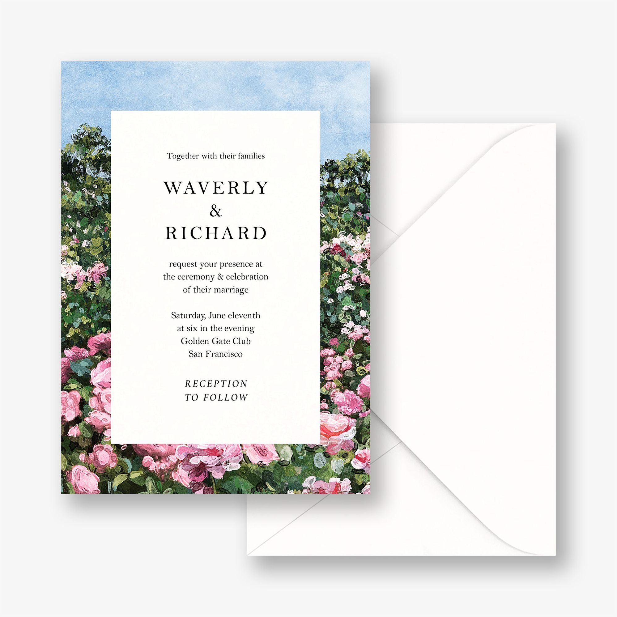 Garden Whimsy Wedding Invitation
