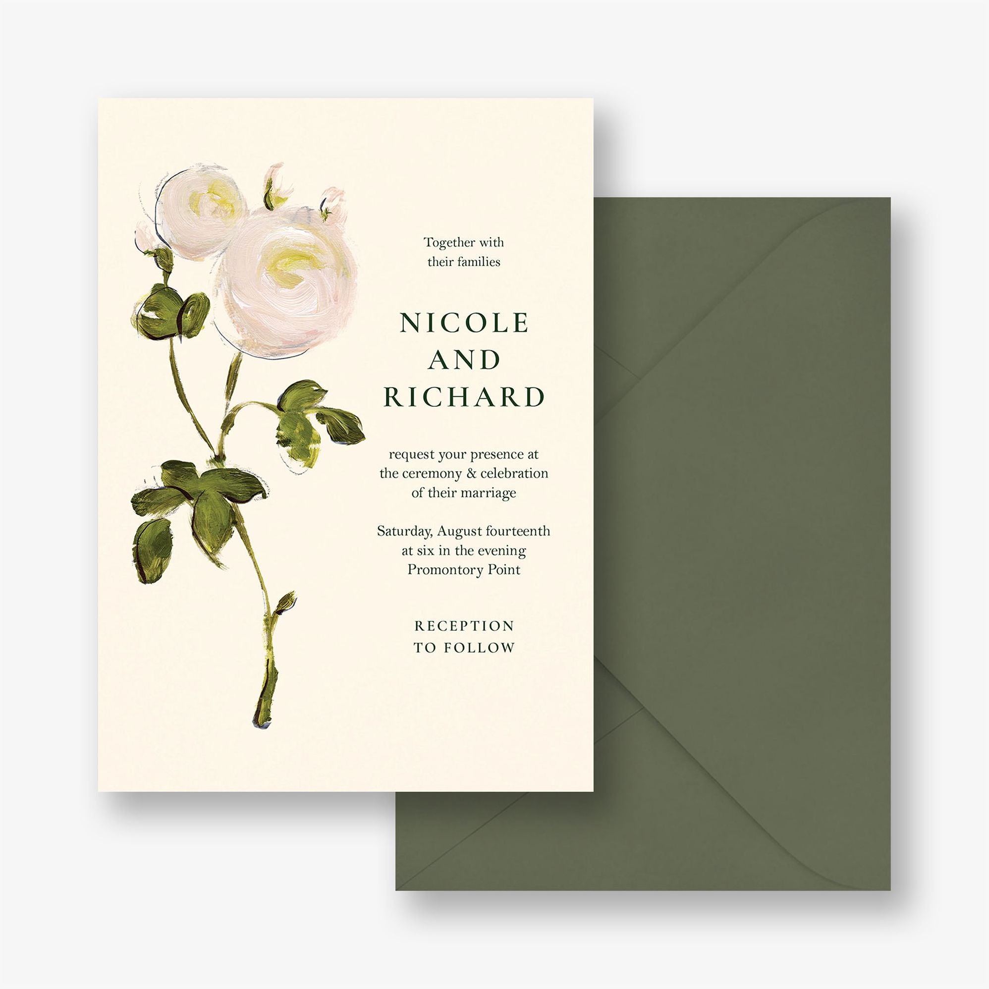Botanical Bliss Wedding Invitation