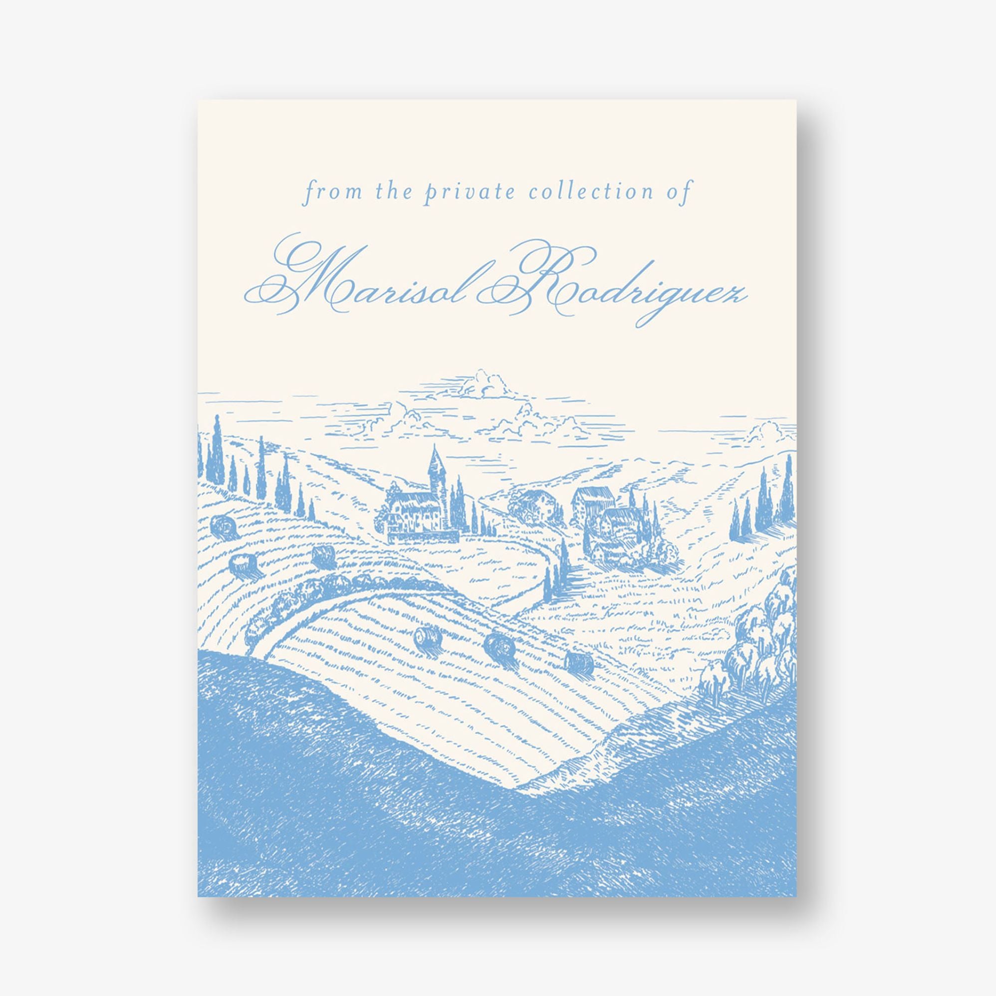 French Countryside Adhesive Bookplates