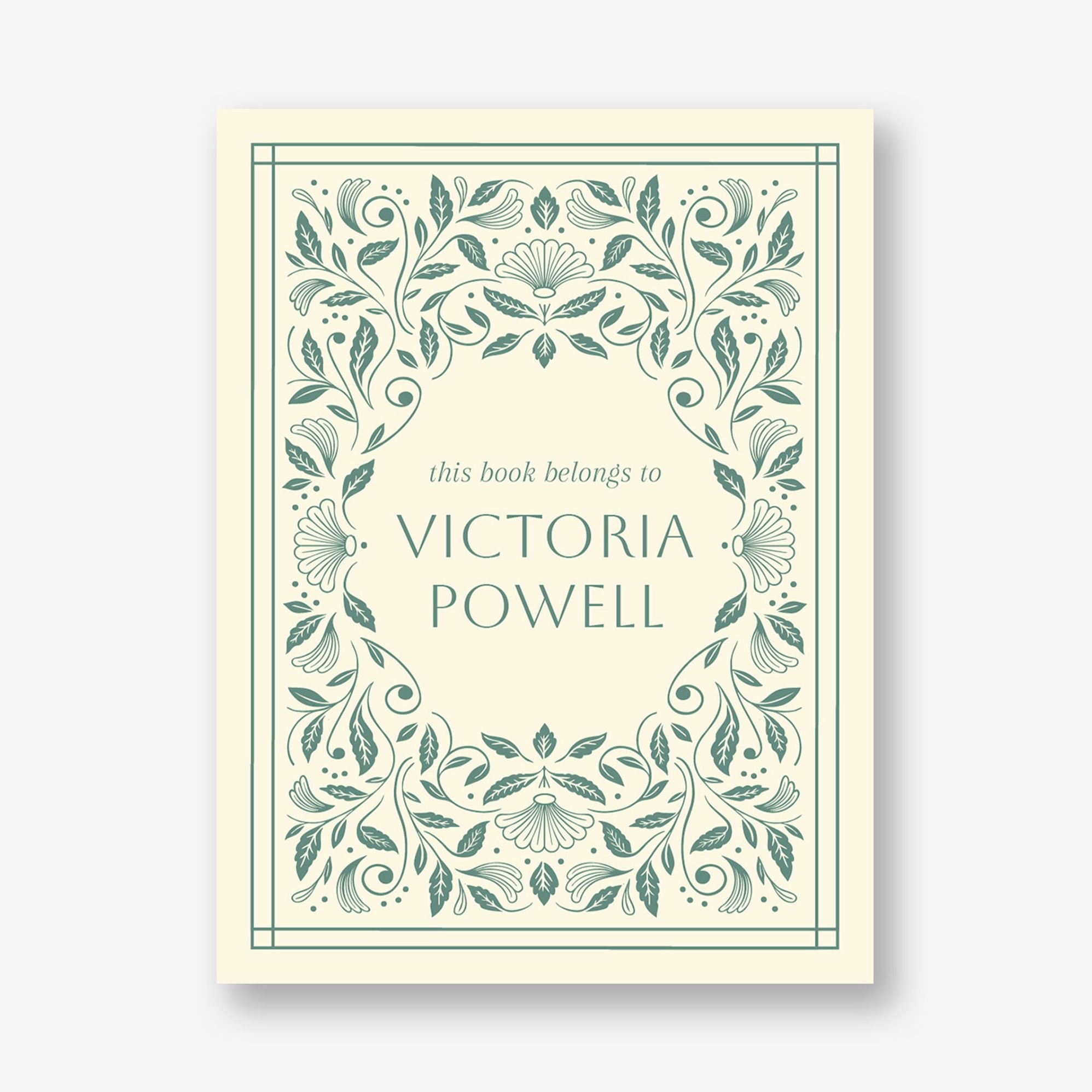 Foliage Filigree Adhesive Bookplates