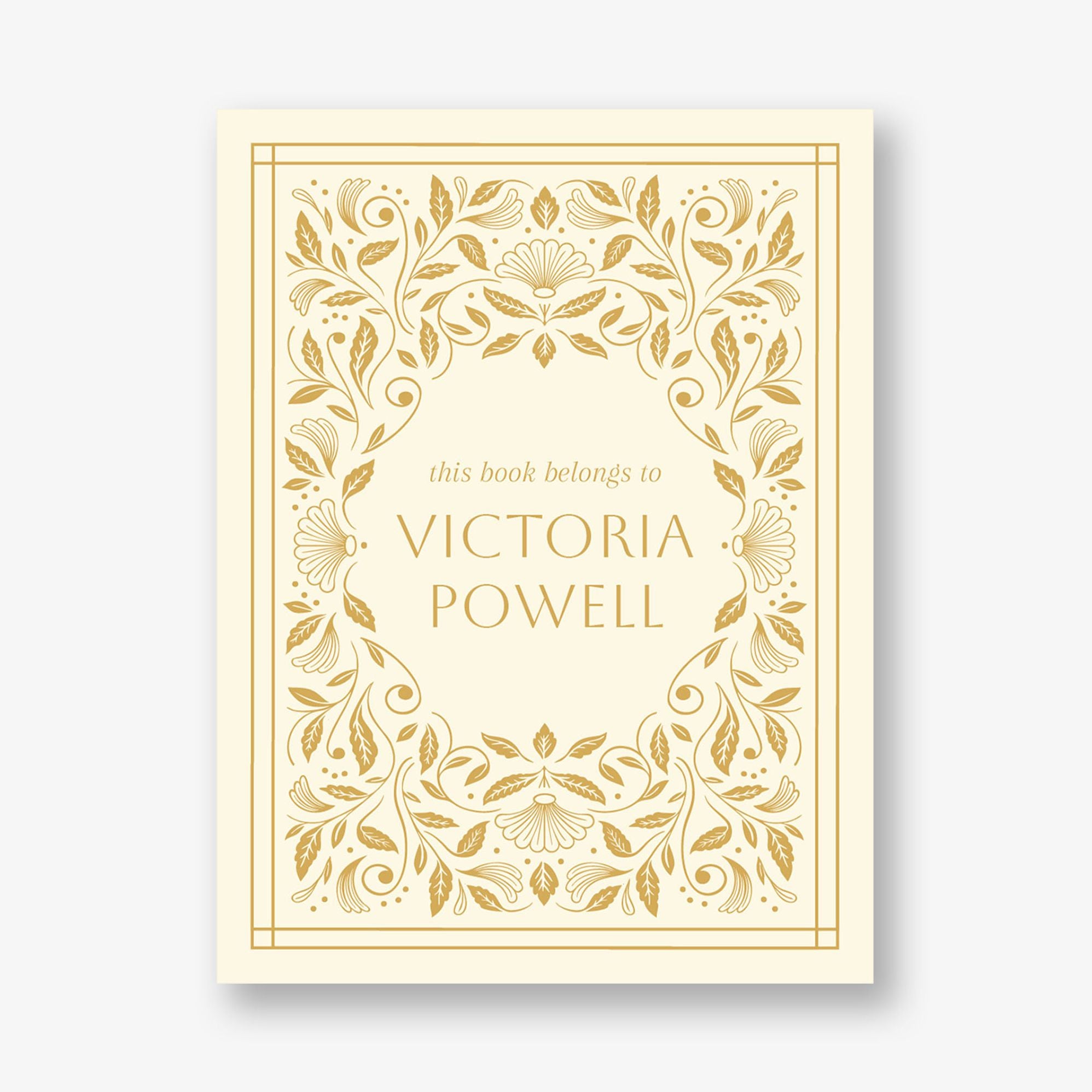 Foliage Filigree Adhesive Bookplates