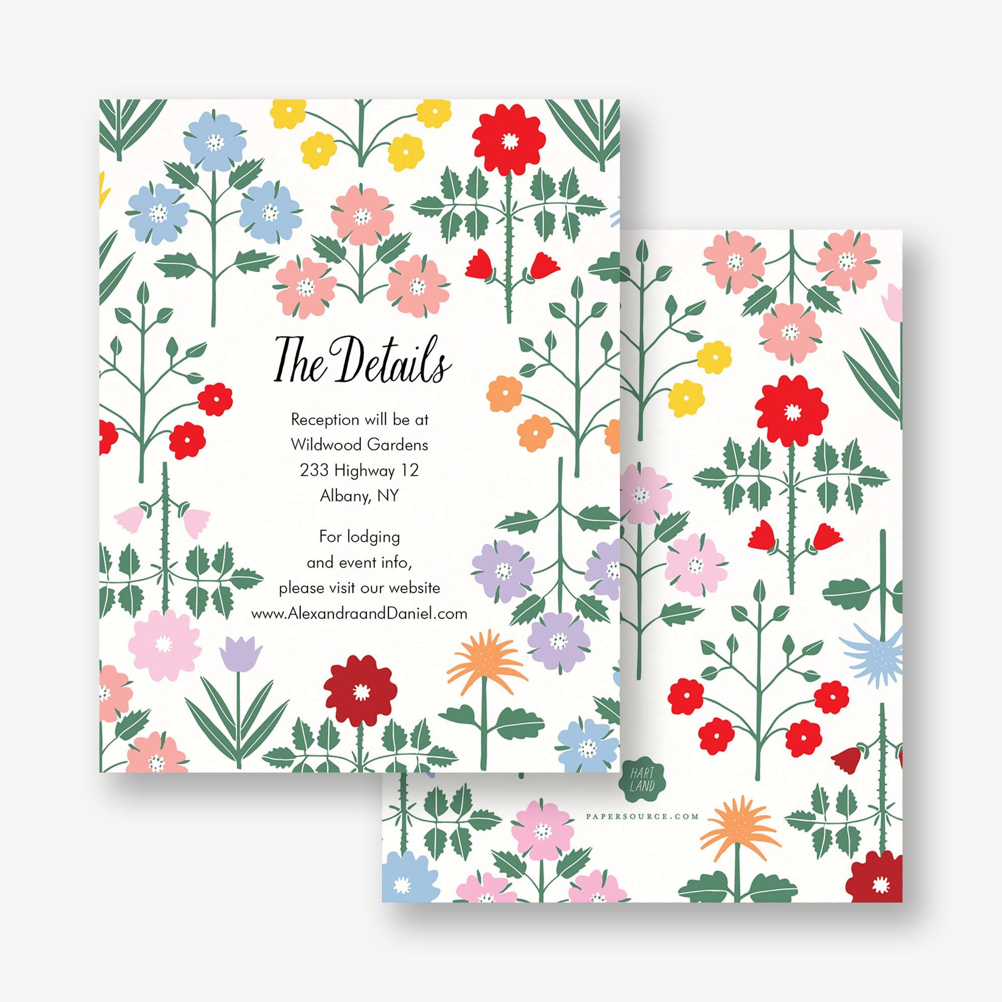 Betty's Garden Information Card