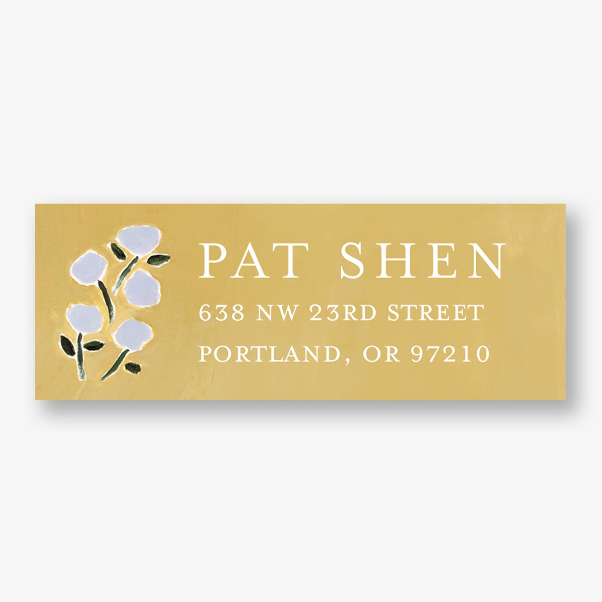 Thistle Return Address Label