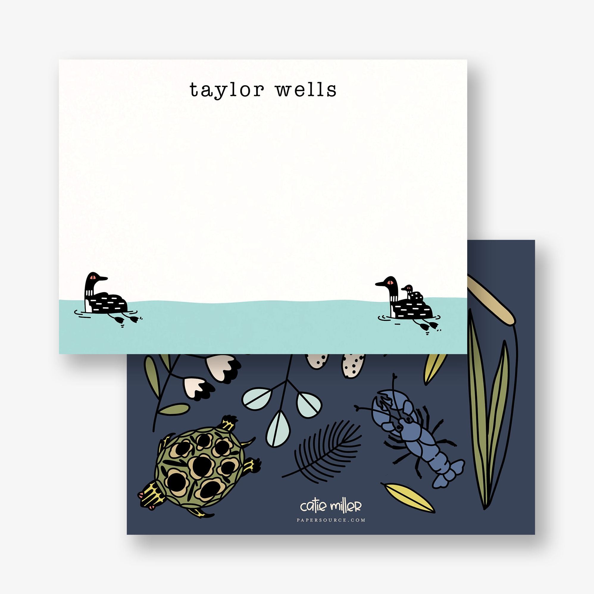 Loon and Lake Stationery