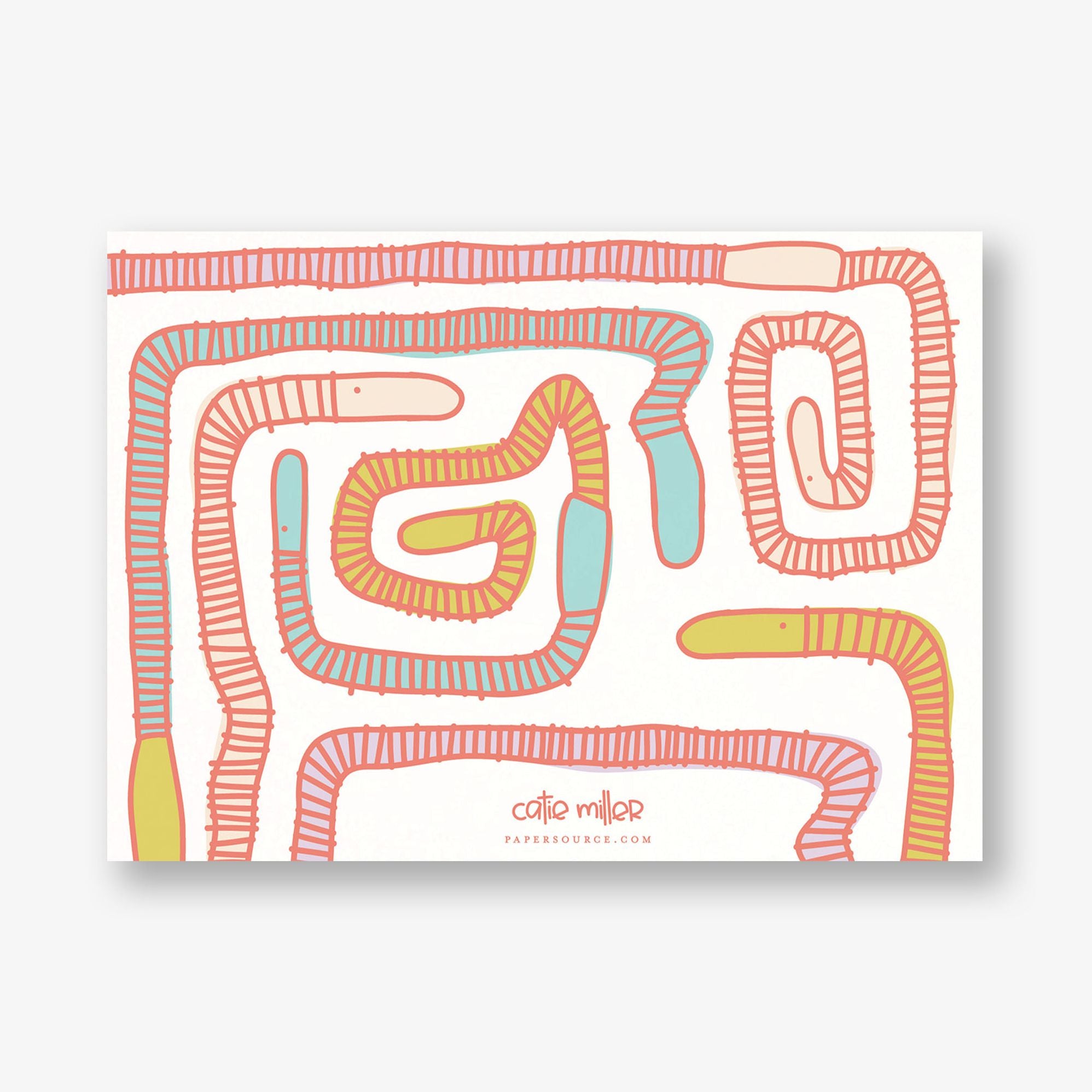 Wiggle Worm Stationery