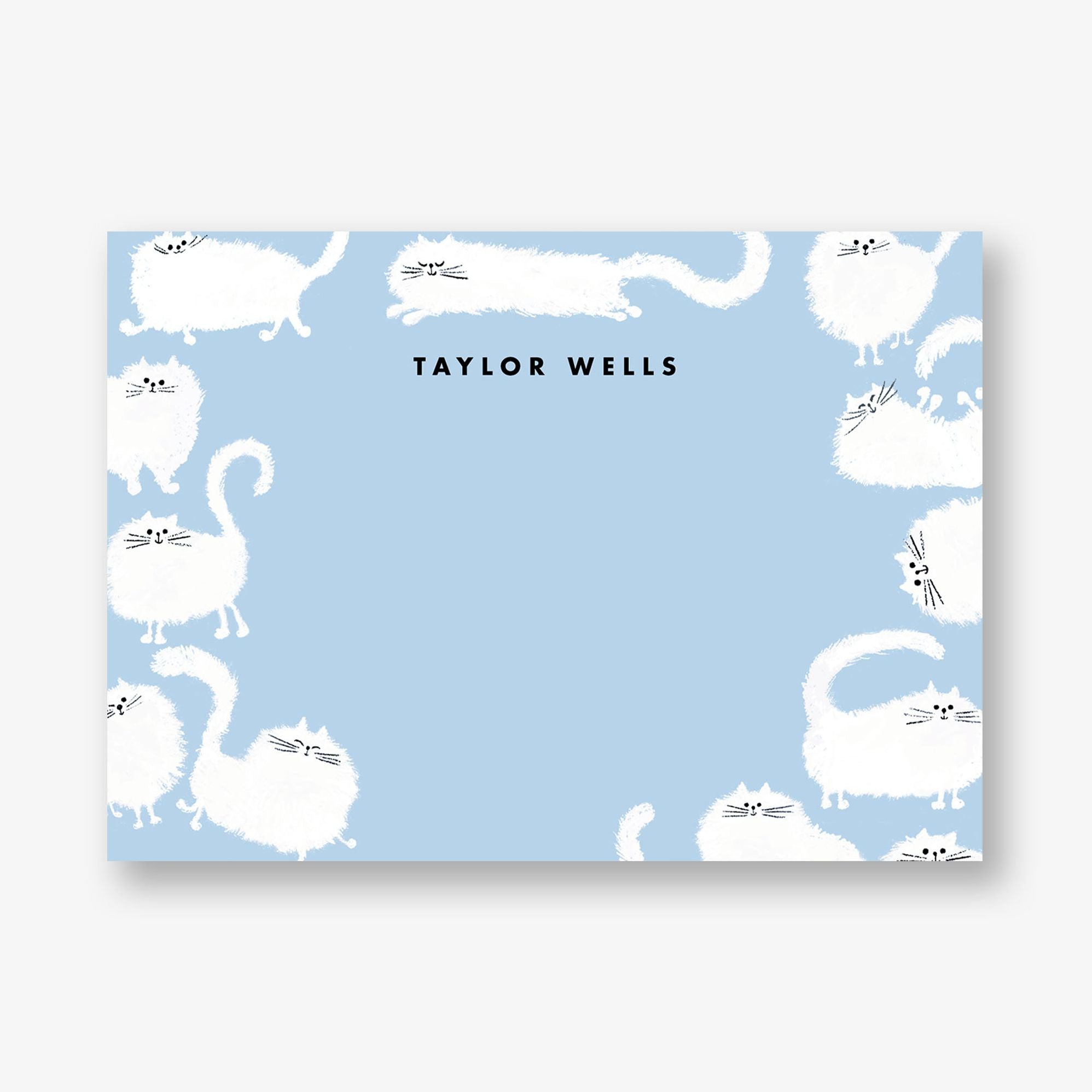 Fluffy Cat Stationery