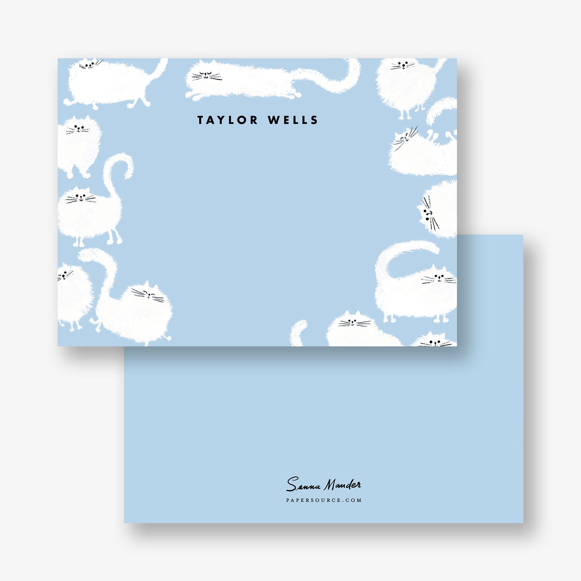 Fluffy Cat Stationery