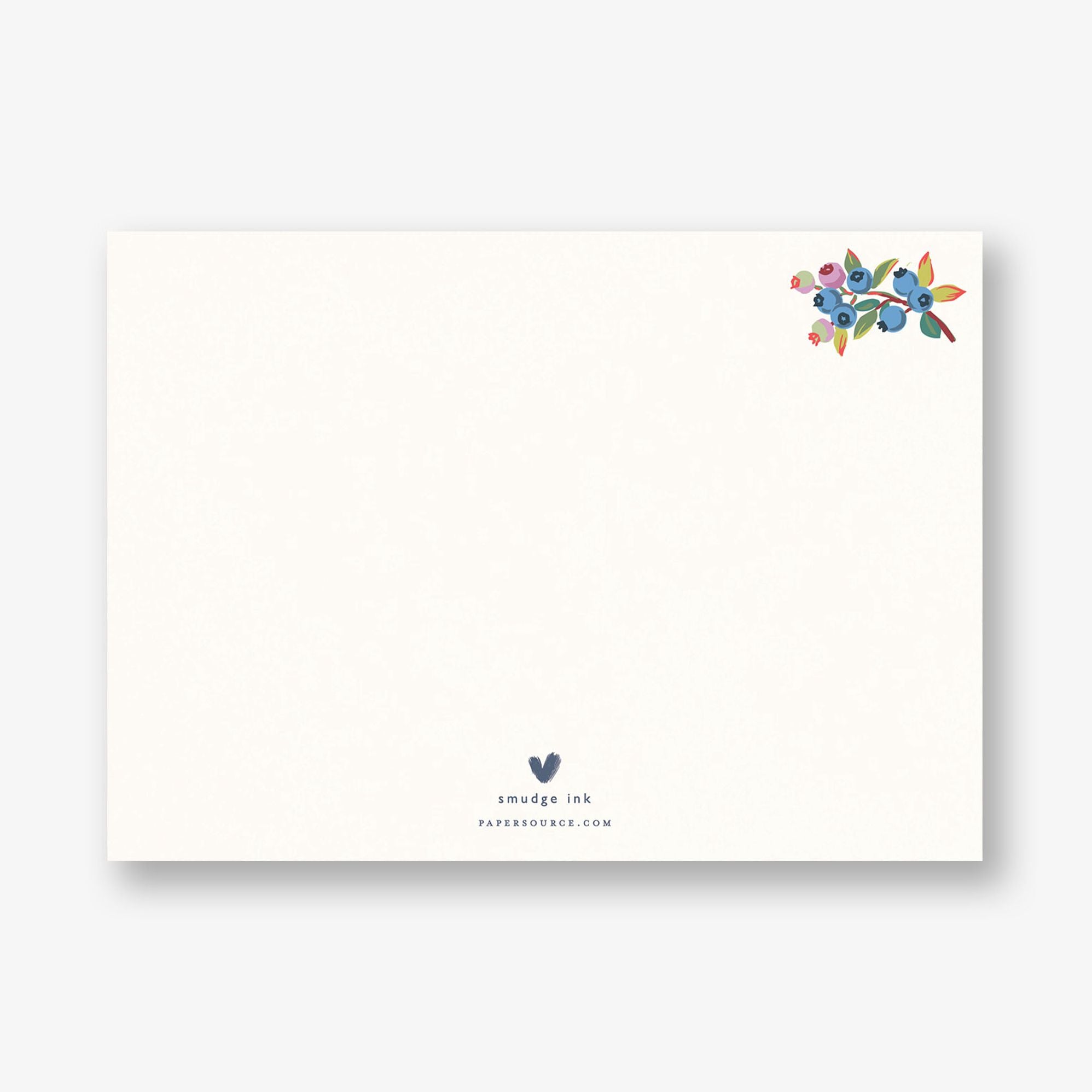 Wild Blueberries Stationery