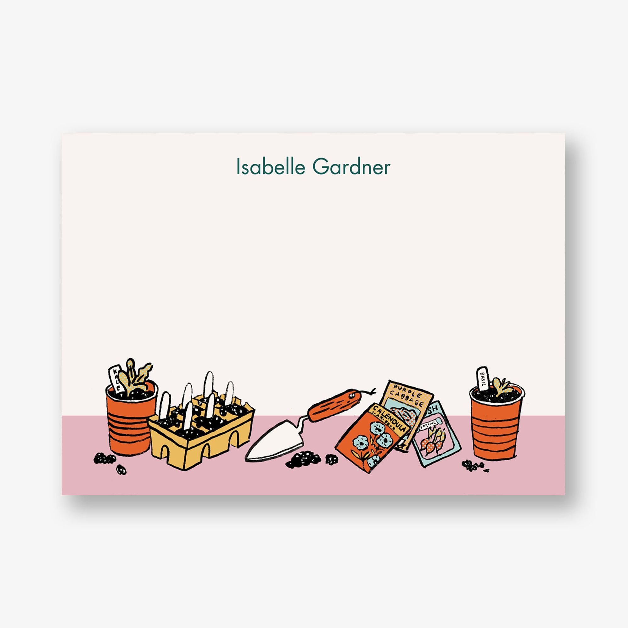 Spring Gardening Stationery