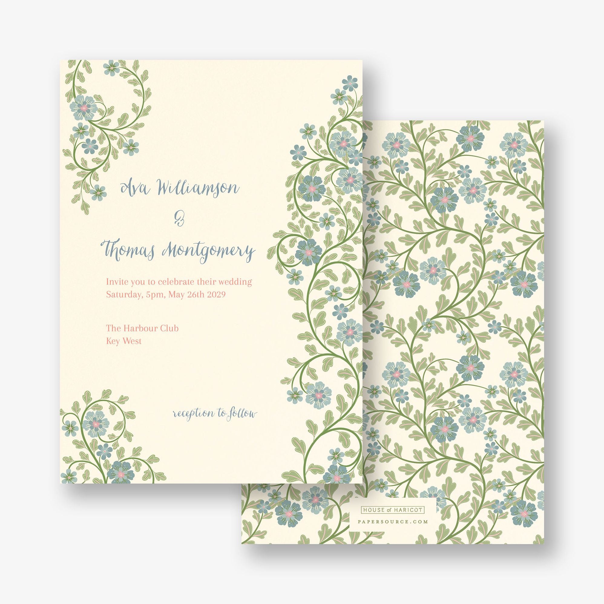 Flower Garden Wedding Invitation
