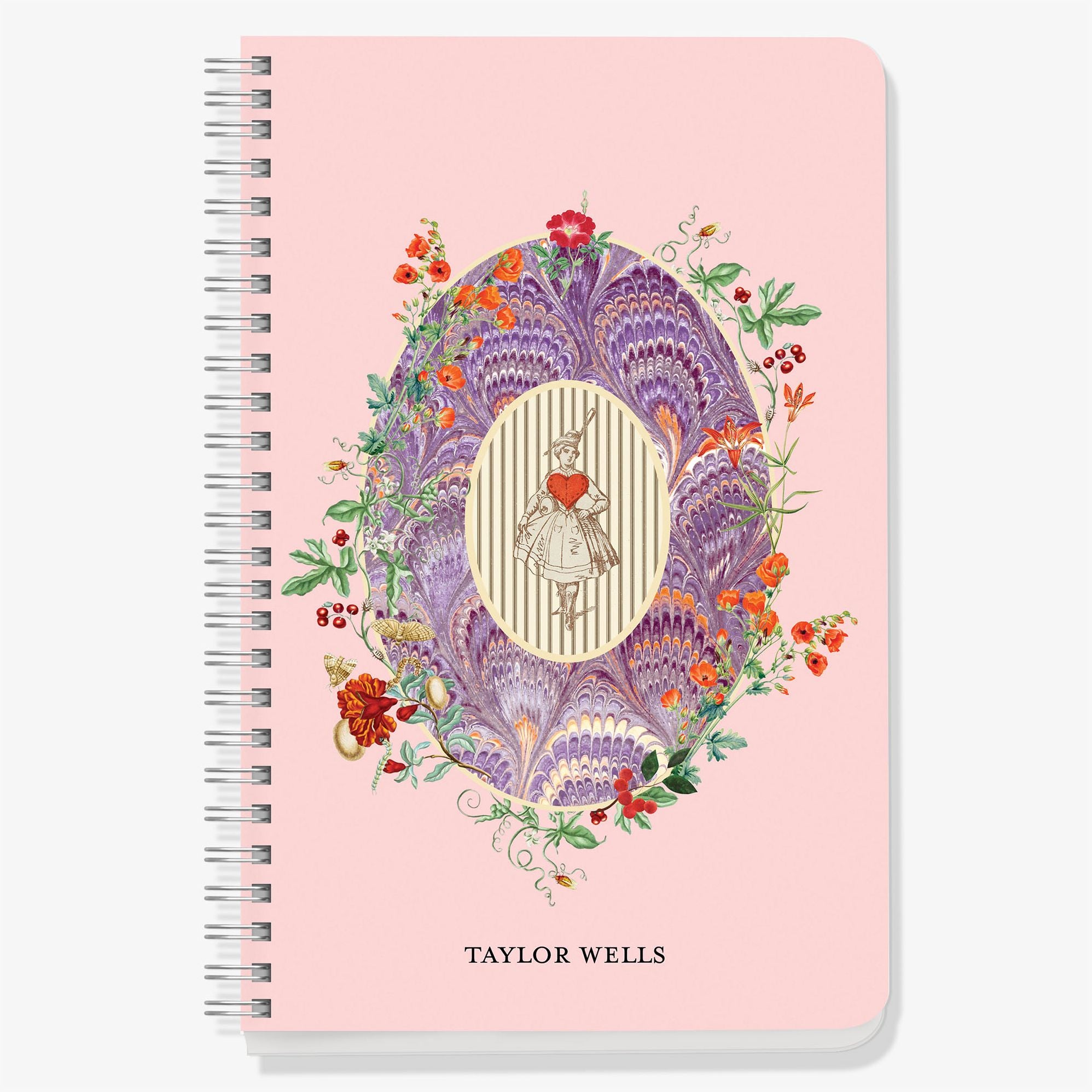 Marbled Menagerie Custom Journal