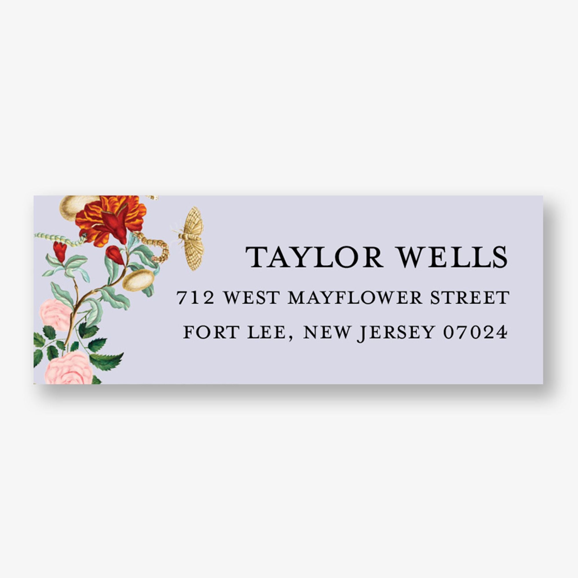Marbled Menagerie Return Address Label