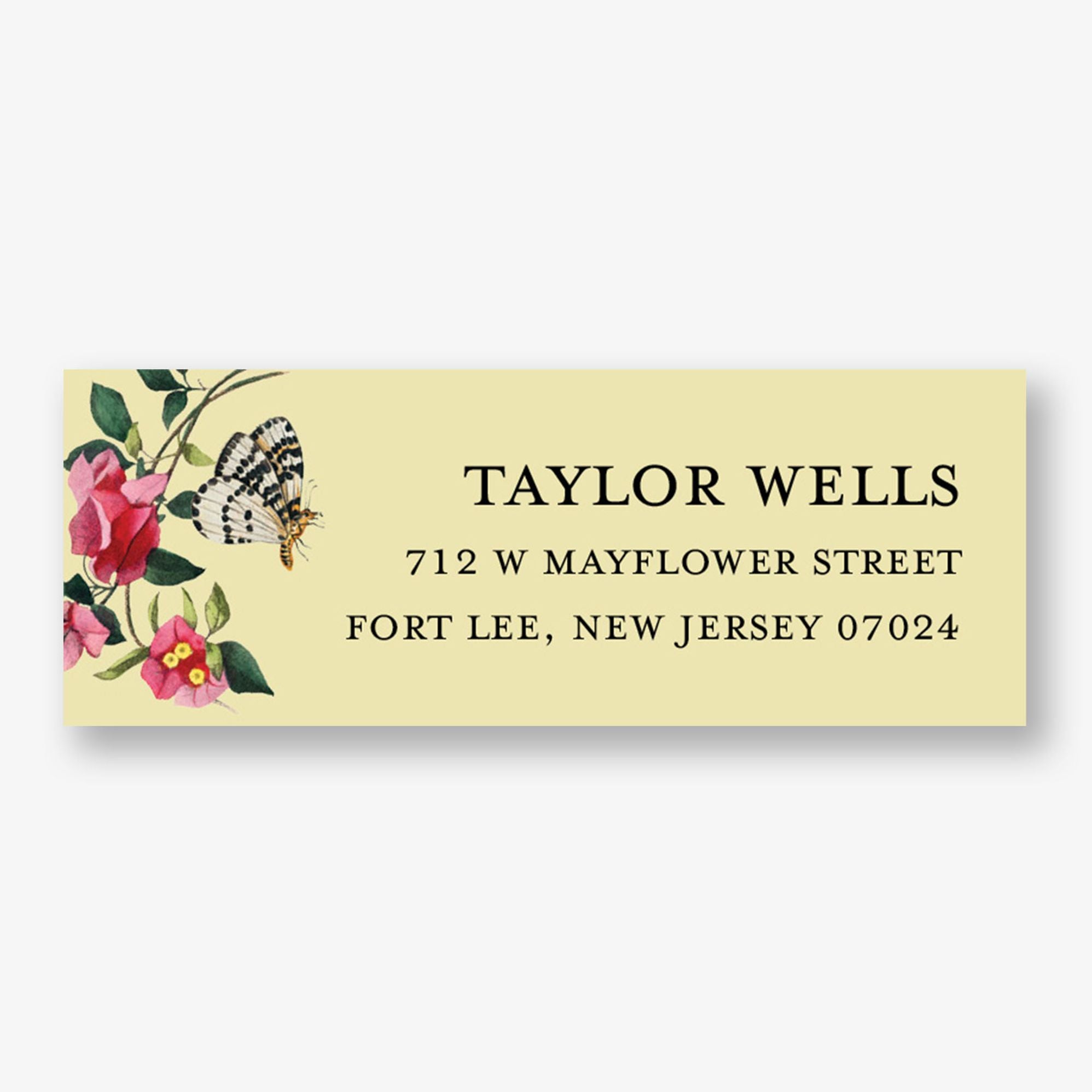 Marbled Menagerie Return Address Label