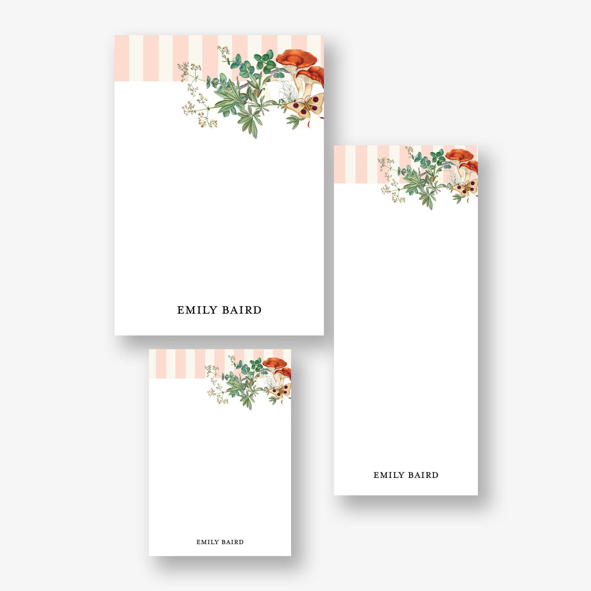Curios and Creatures Personalized Mixed Notepad Set