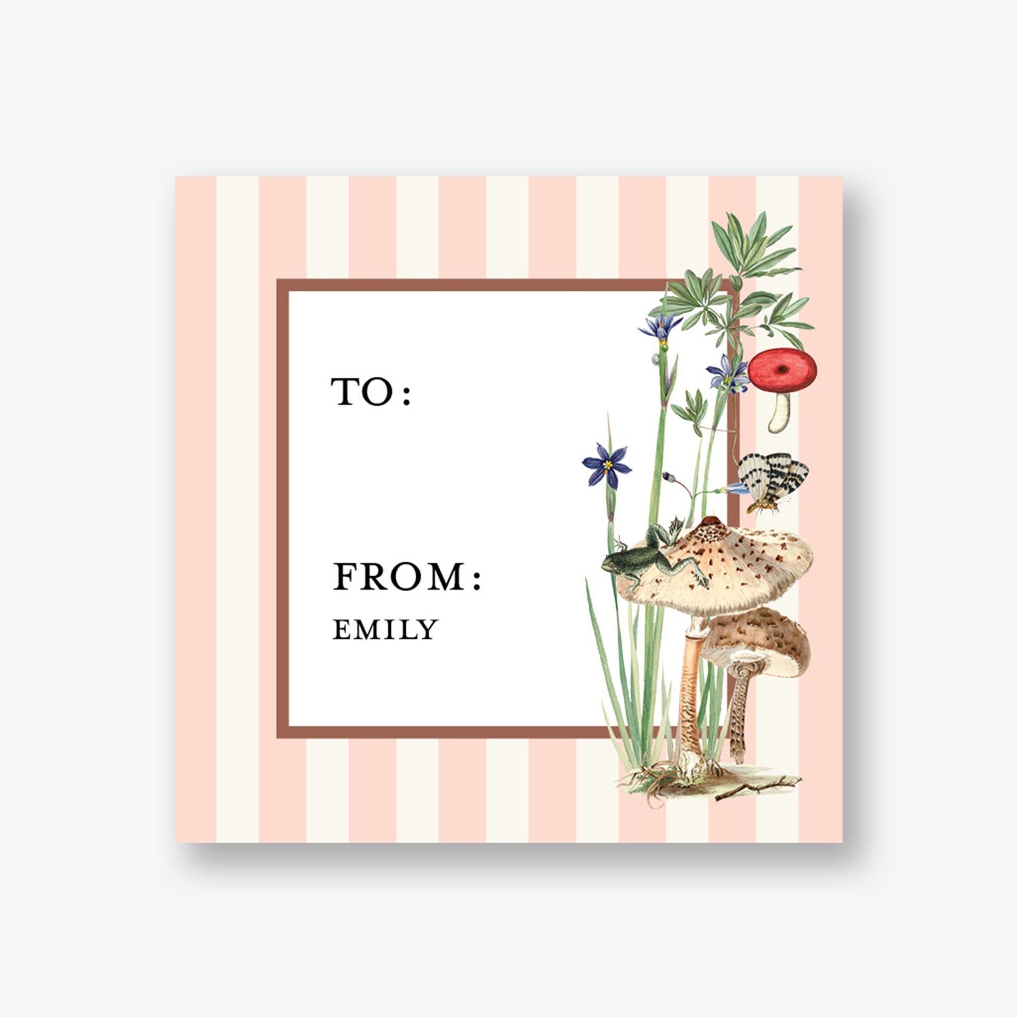 Tide Pool Custom Gift Tag Label