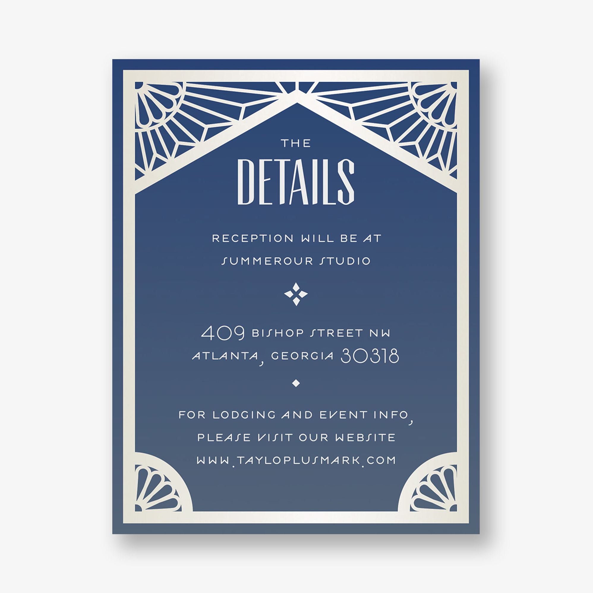 Stained Glass Foil Information Card