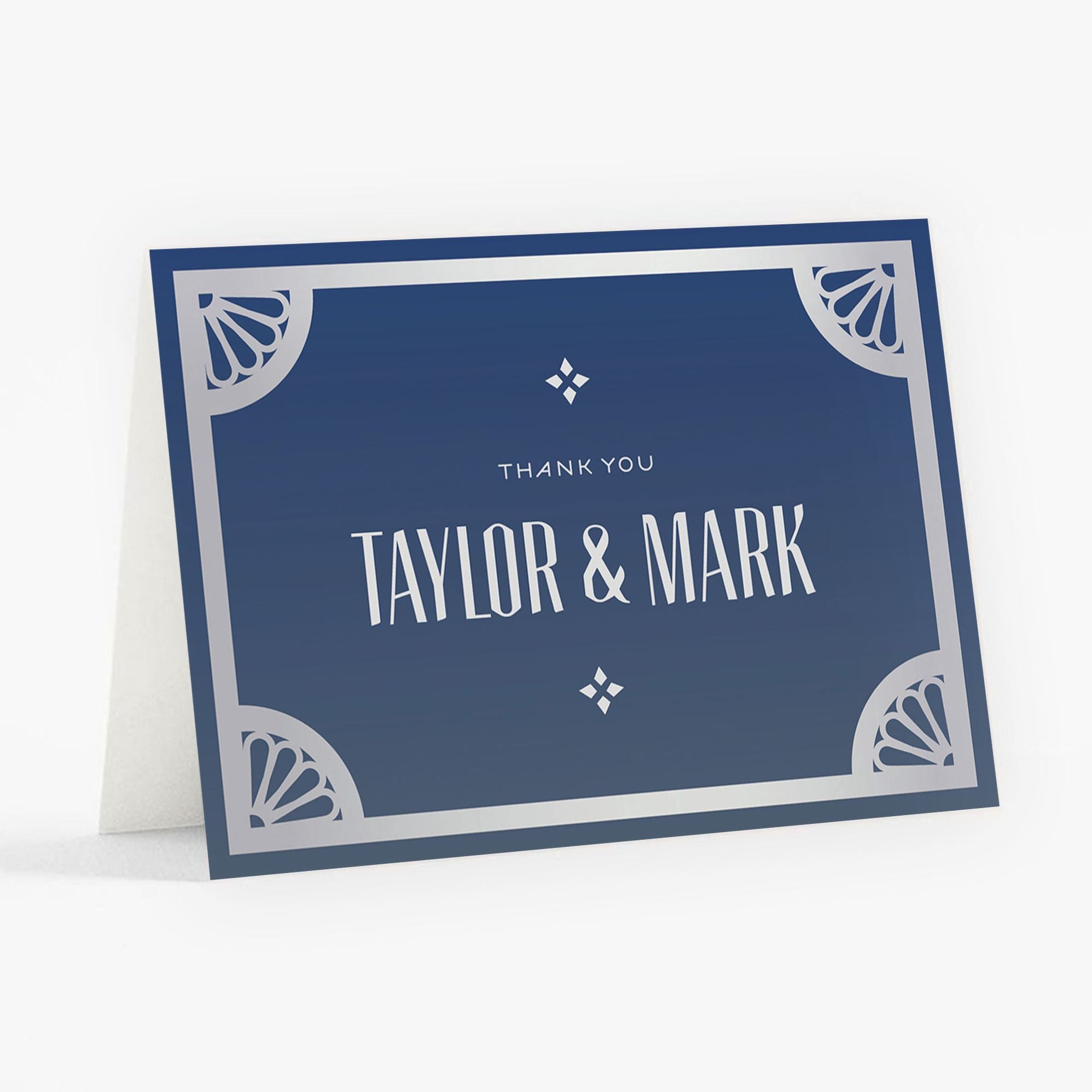 Stained Glass Foil Thank You Card