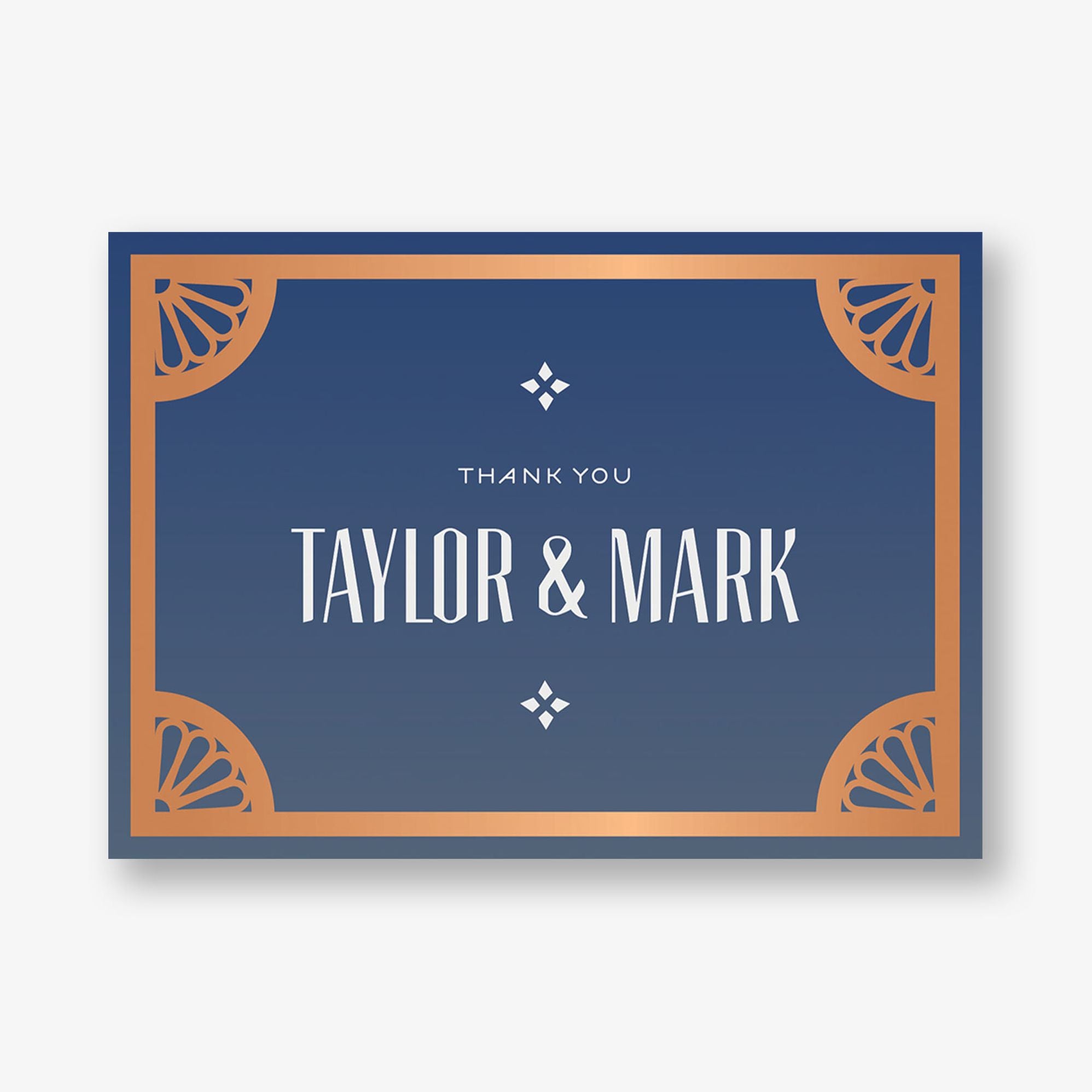 Stained Glass Foil Thank You Card