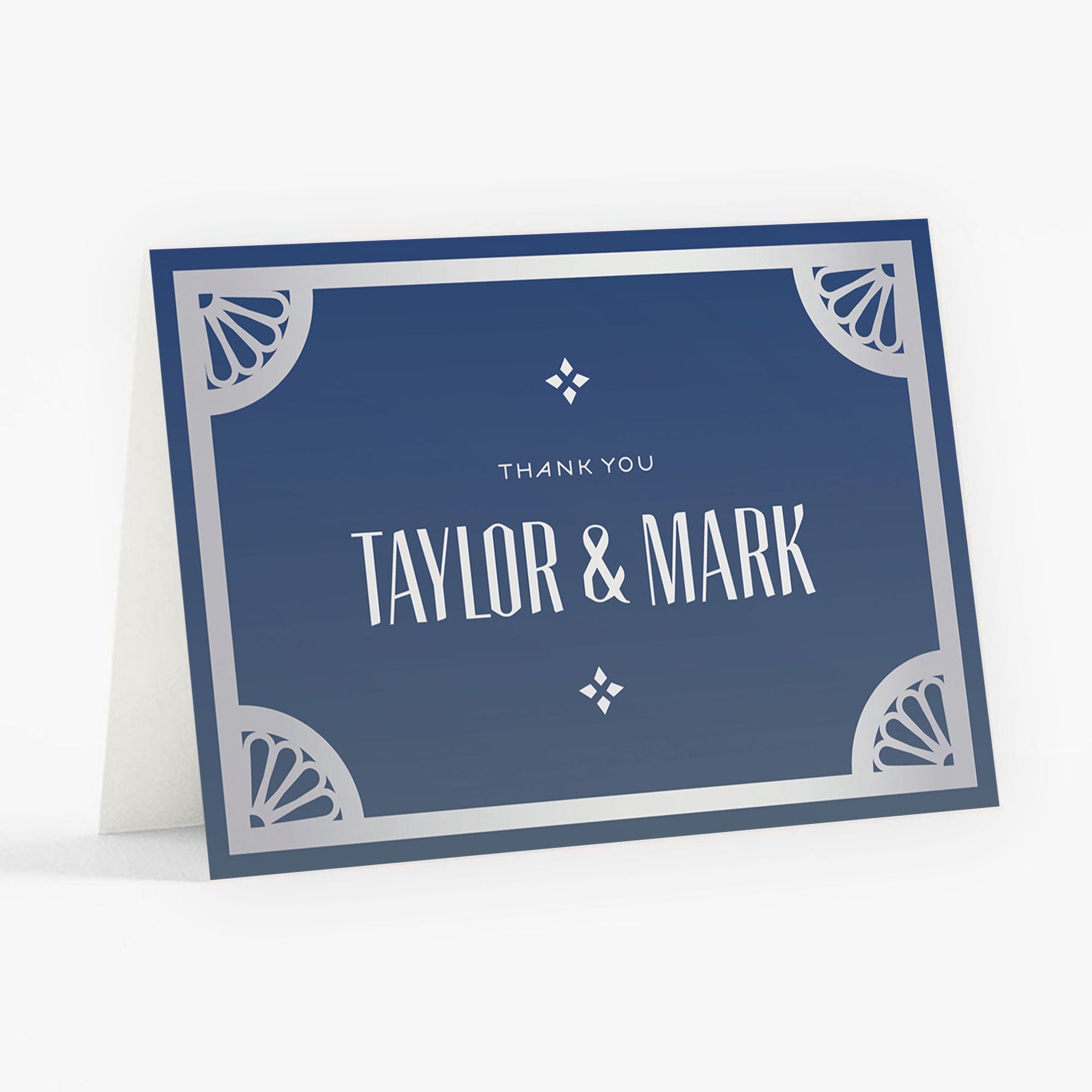 Stained Glass Foil Thank You Card