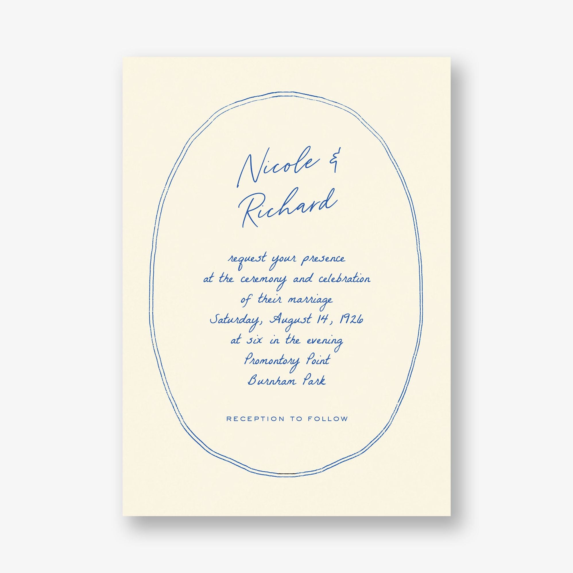 Twin Lines Wedding Invitation