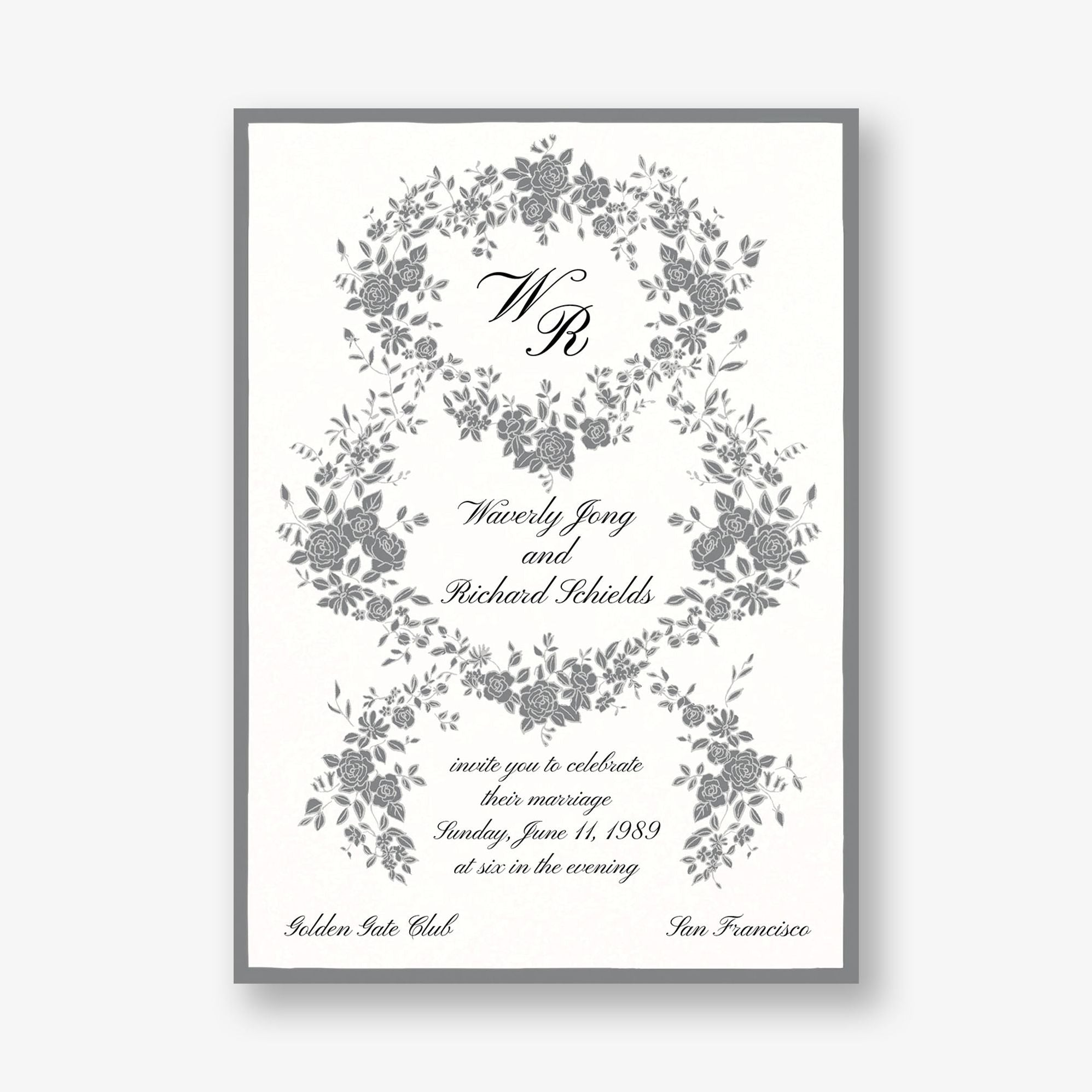 Precious Meadow Wedding Invitation