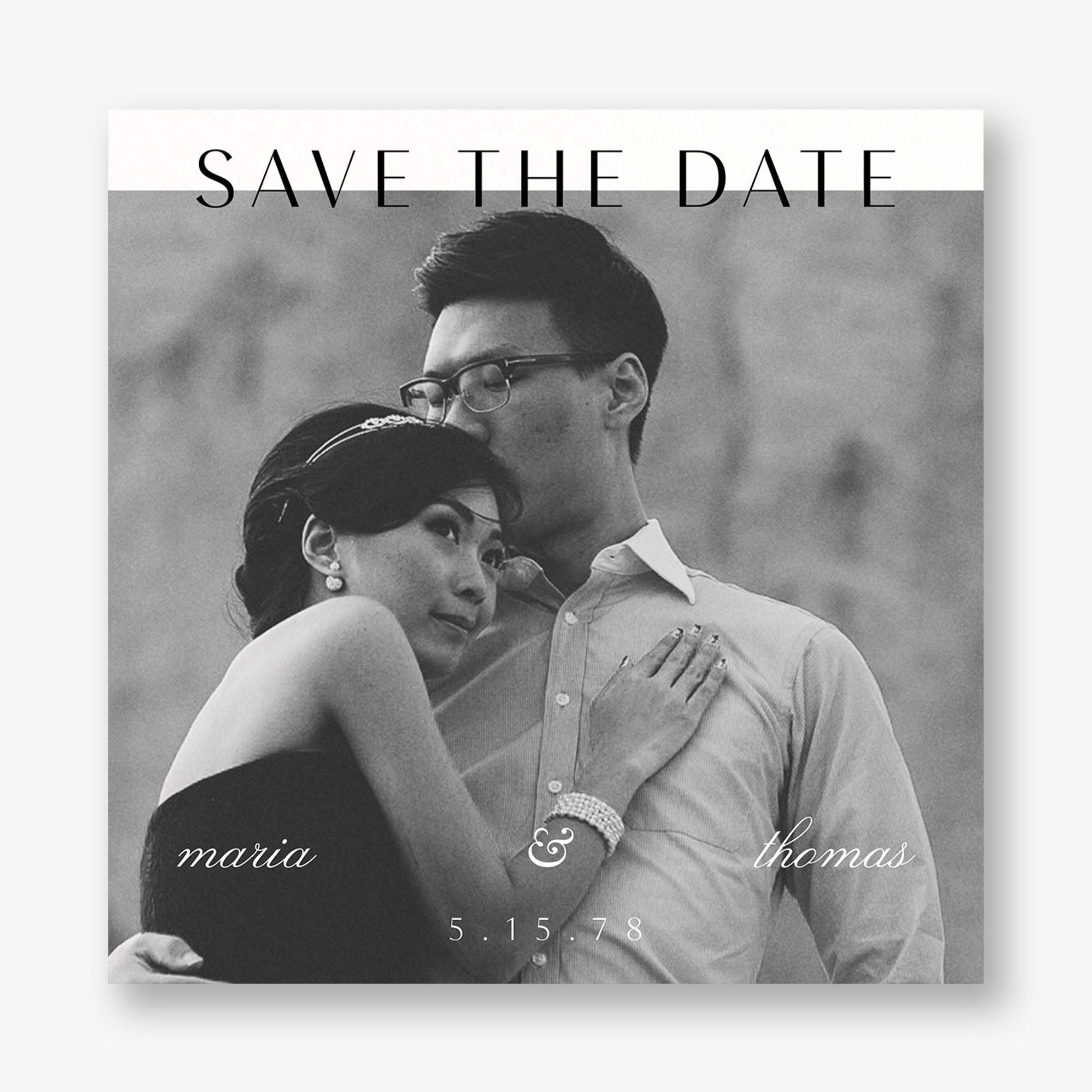 Modern Muse Photo Save the Date