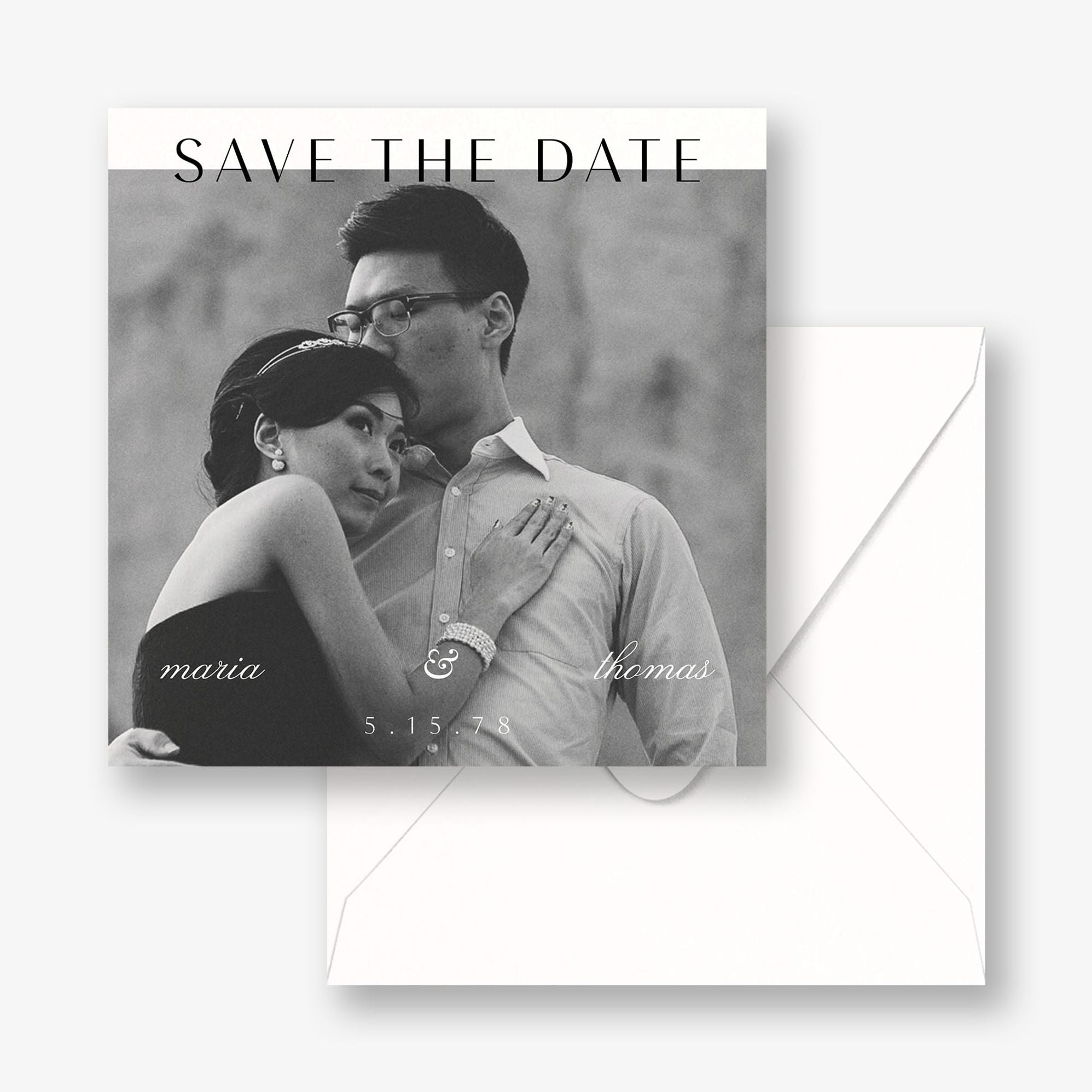Modern Muse Photo Save the Date